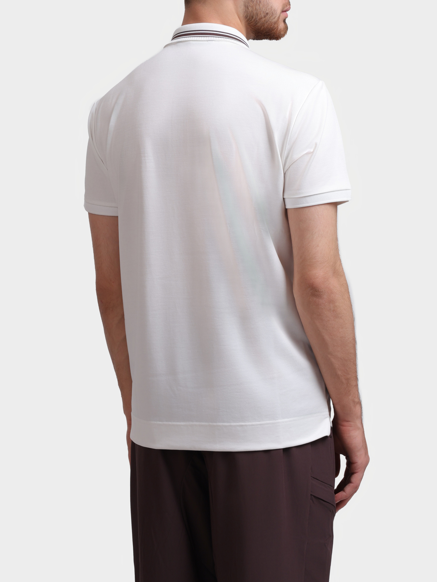 Поло EA7 7M000053 AF13918 U0005 белое мужское — купить в интернет-магазине Verdistore