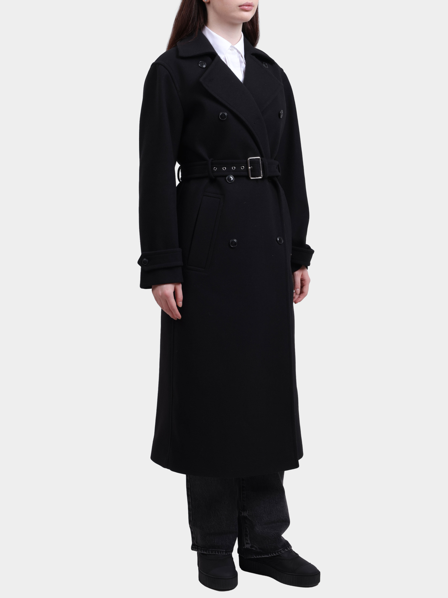 Пальто Hugo 50547616 001 черное женское — купить в интернет-магазине Verdistore