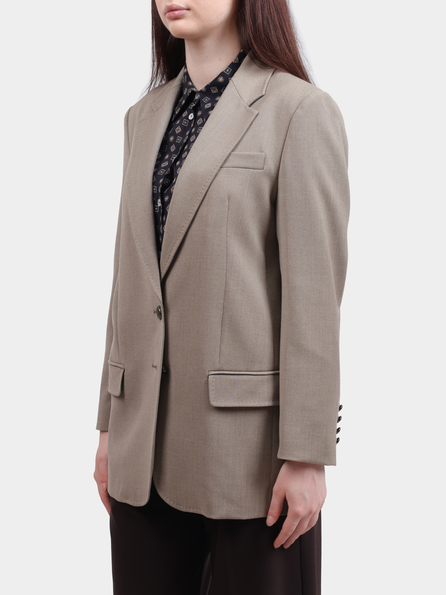 Жакет MARELLA ELEGIA 001 бежевый женский — купить в интернет-магазине Verdistore