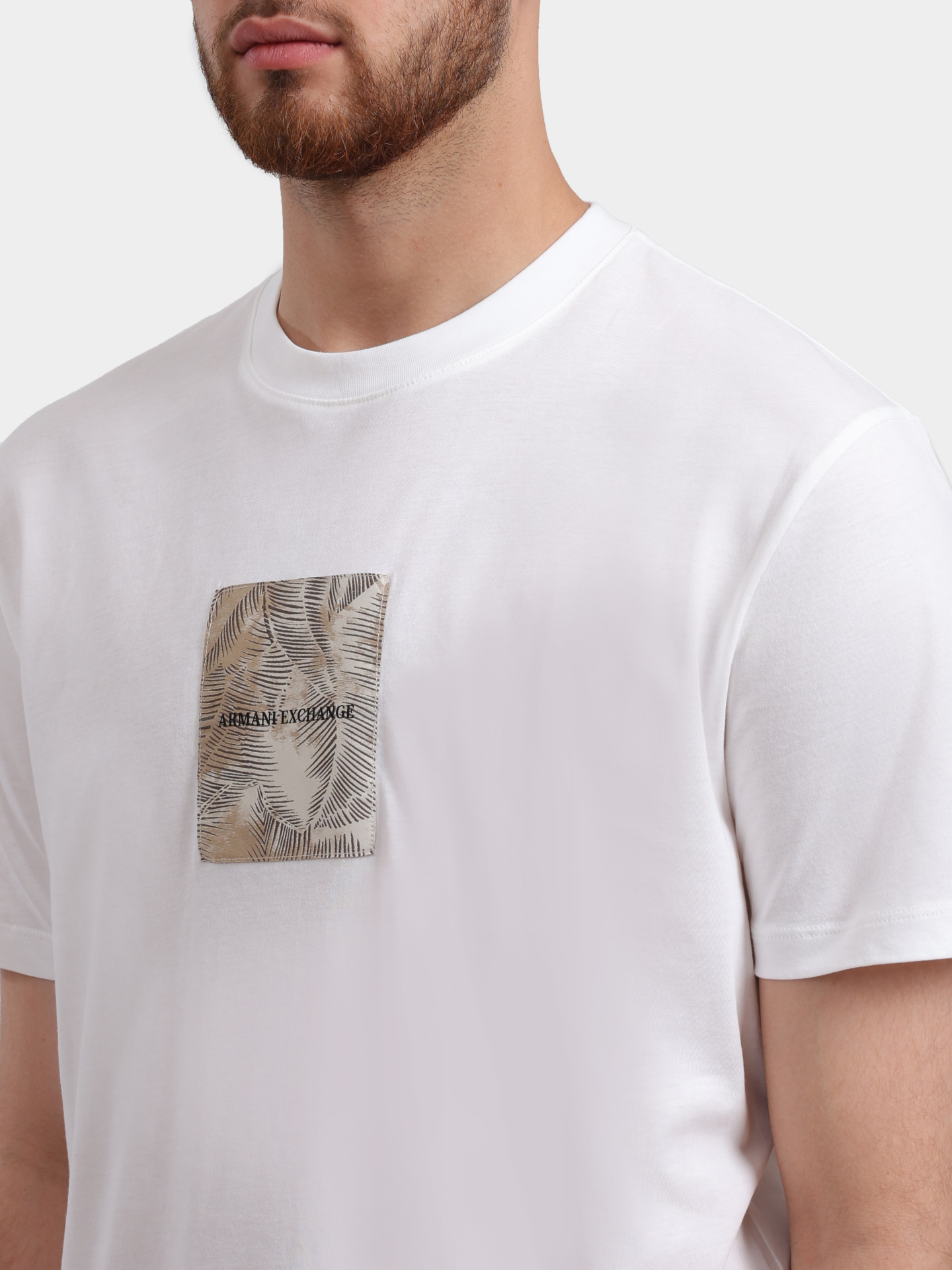 Футболка Armani Exchange XM002501 AF10356 U0009 хлопковая мужская — купить в интернет-магазине Verdistore