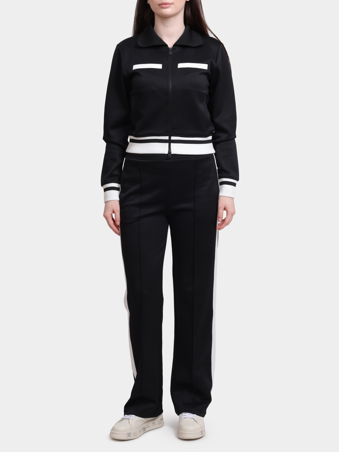 Мастерка Hugo 50542757 001 черная женская — купить в интернет-магазине Verdistore