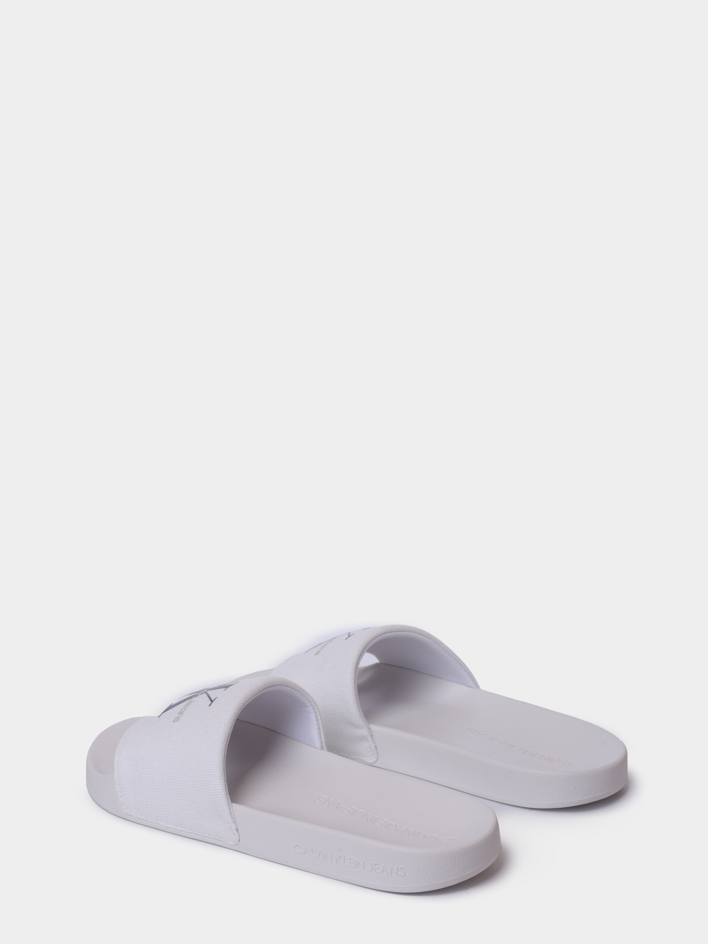 Шлепанцы Calvin Klein YW0YW01835 01W белые женские — купить в интернет-магазине Verdistore