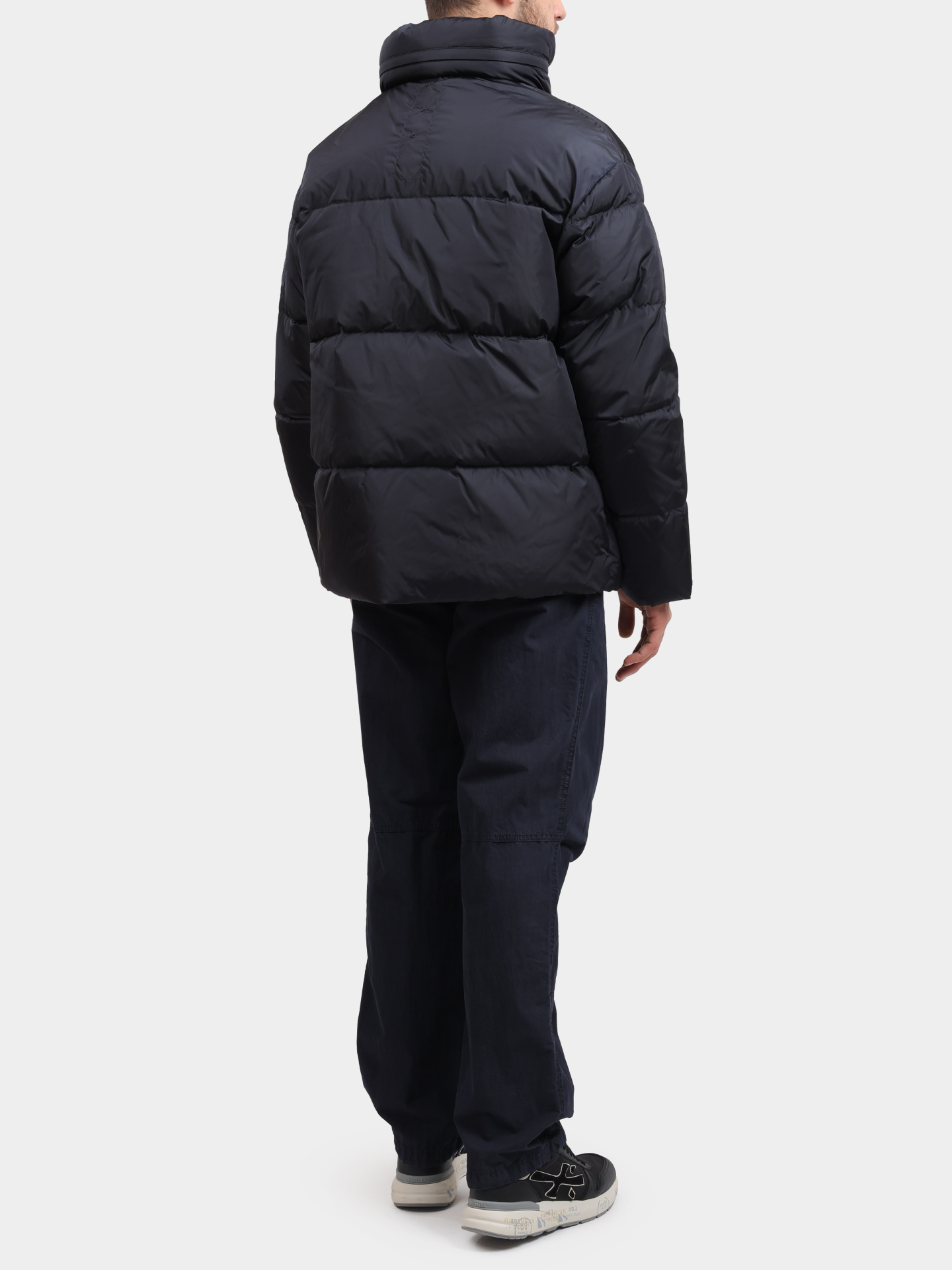 Пуховик Premiata PA 1041 Blue темно-синий мужской — купить в интернет-магазине Verdistore