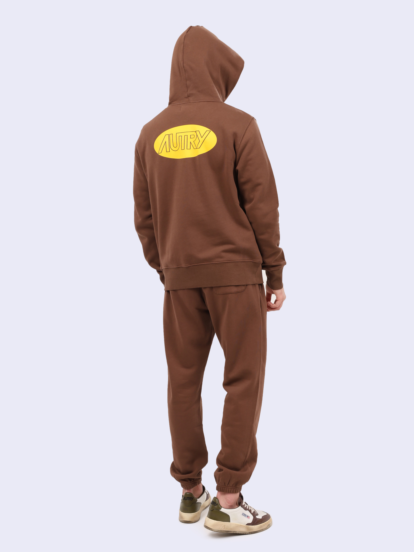 Худи Autry HOPM-02JC коричневое мужское с контрастным логотипом — купить в интернет-магазине Verdistore