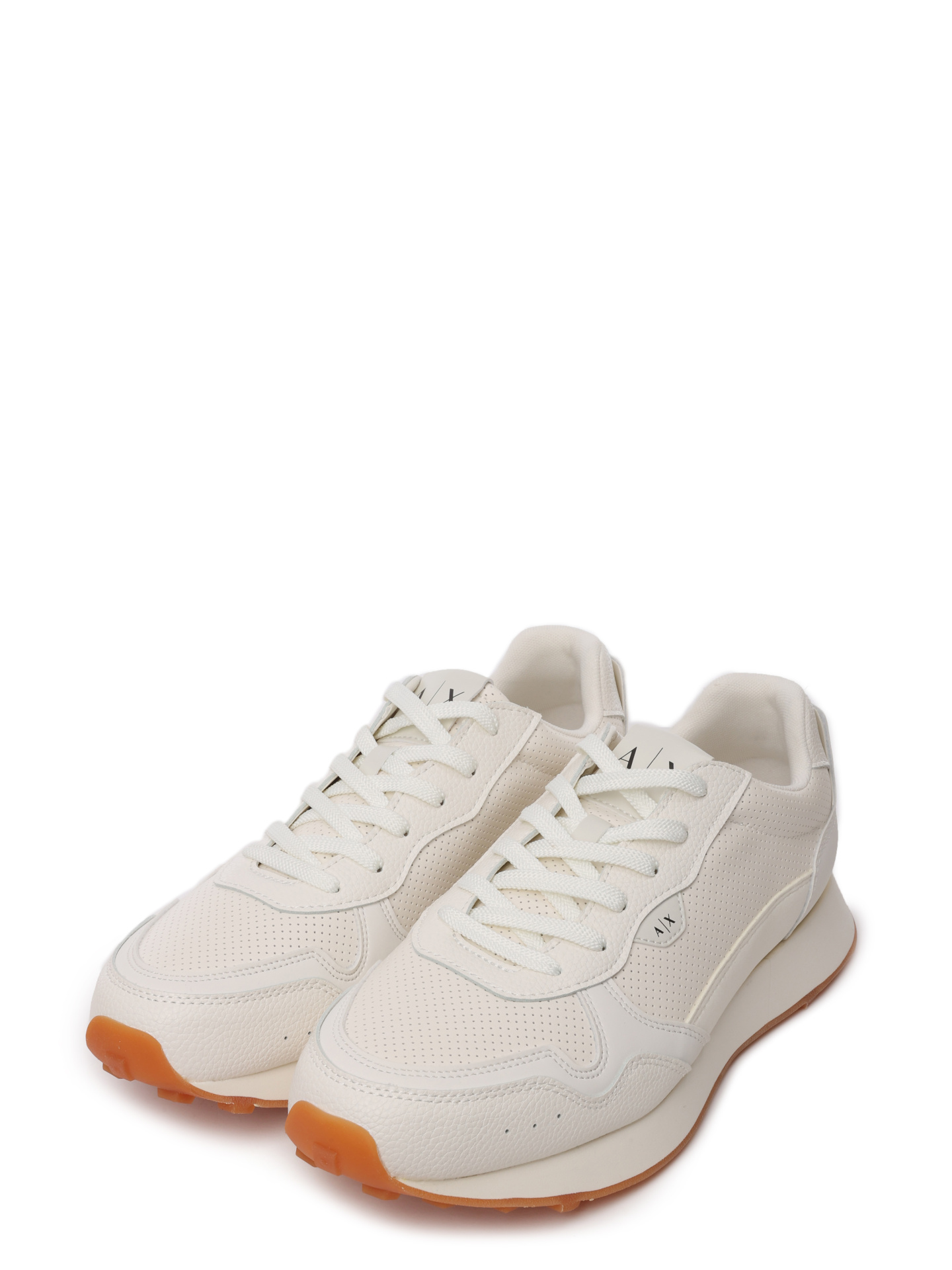 Кроссовки Armani Exchange XUX205 XV808 00894 белые мужские с перфорацией — купить в интернет-магазине Verdistore