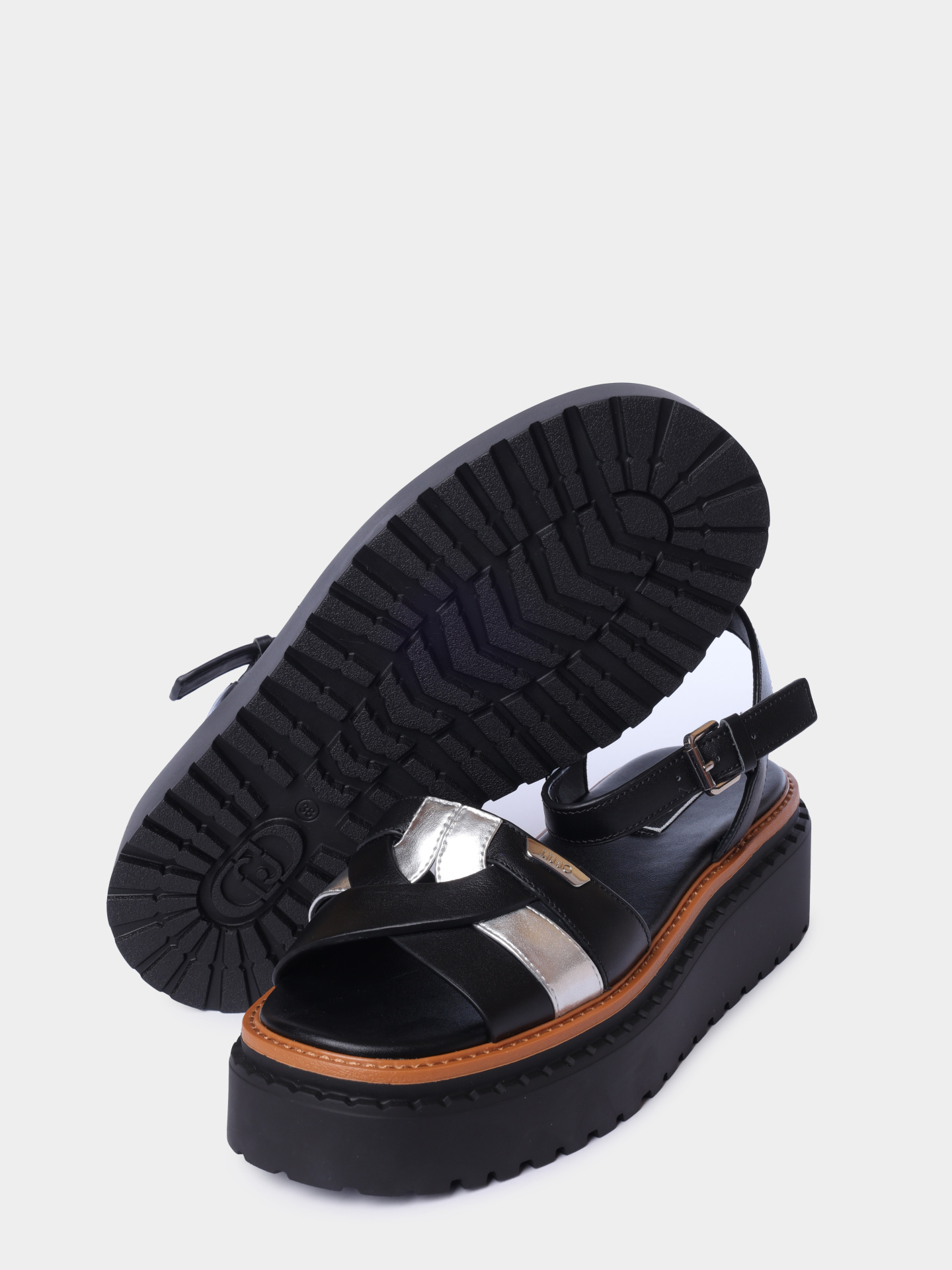 Босоножки Liu-Jo BESSIE 01 SA6159PX02601039 черные женские — купить в интернет-магазине Verdistore