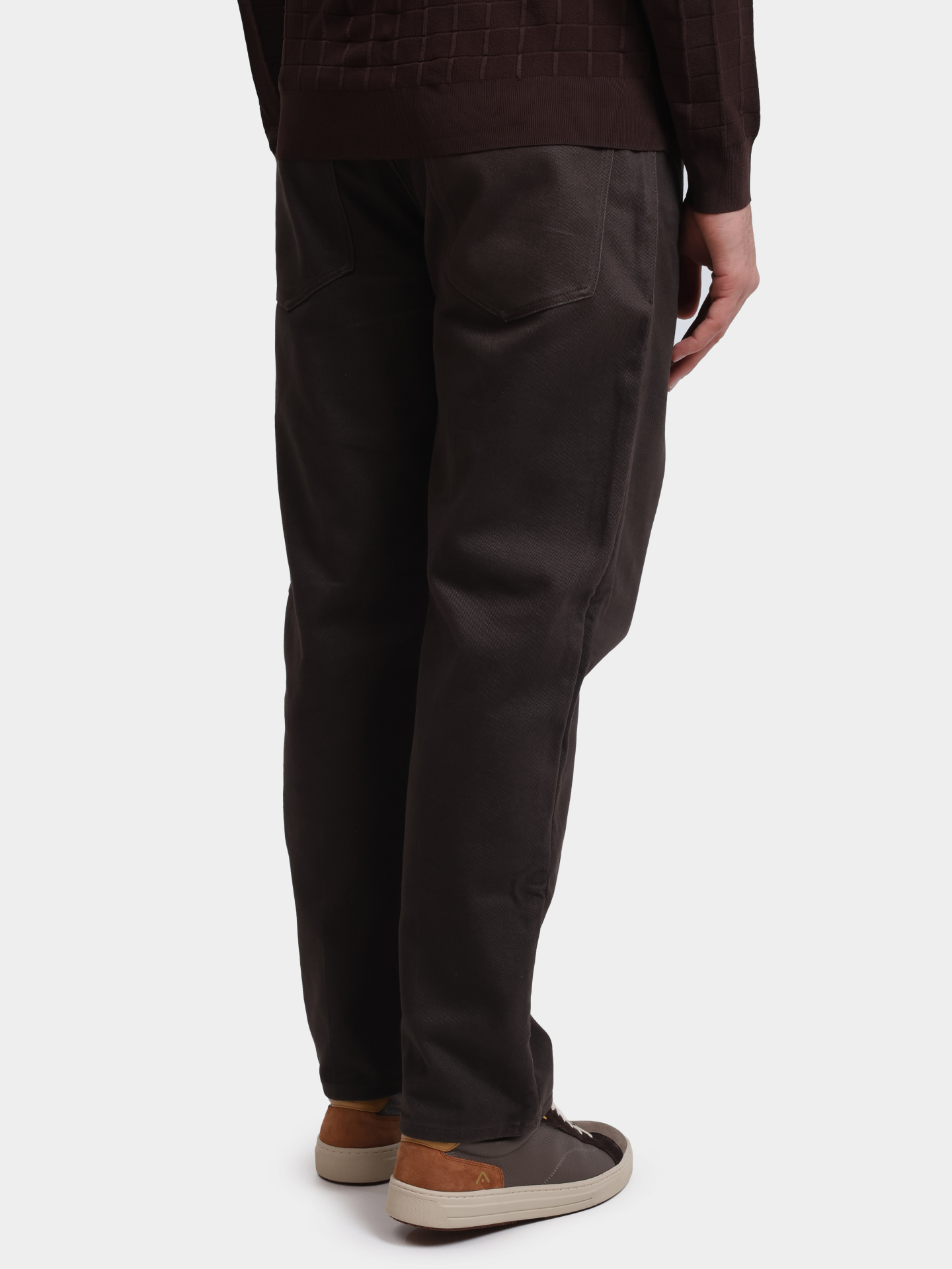 Джинсы Emporio Armani 6R1J69 1NGRZ 05A6 темно-коричневые мужские — купить в интернет-магазине Verdistore