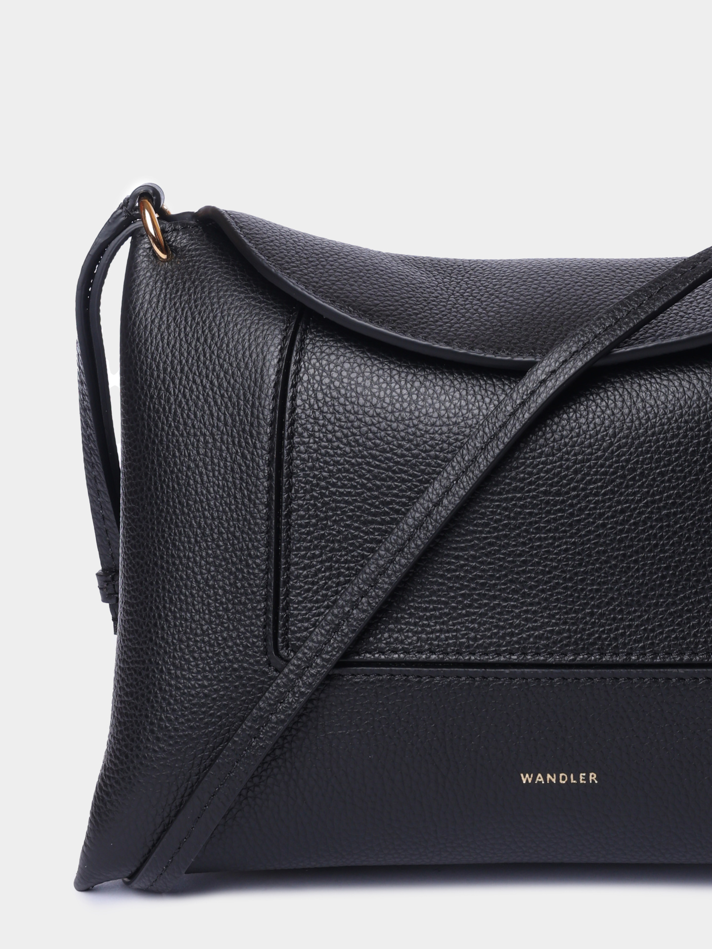 Сумка Wandler 25102000148 PENELOPE 3283 черная с логотипом женская  — купить в интернет-магазине Verdistore