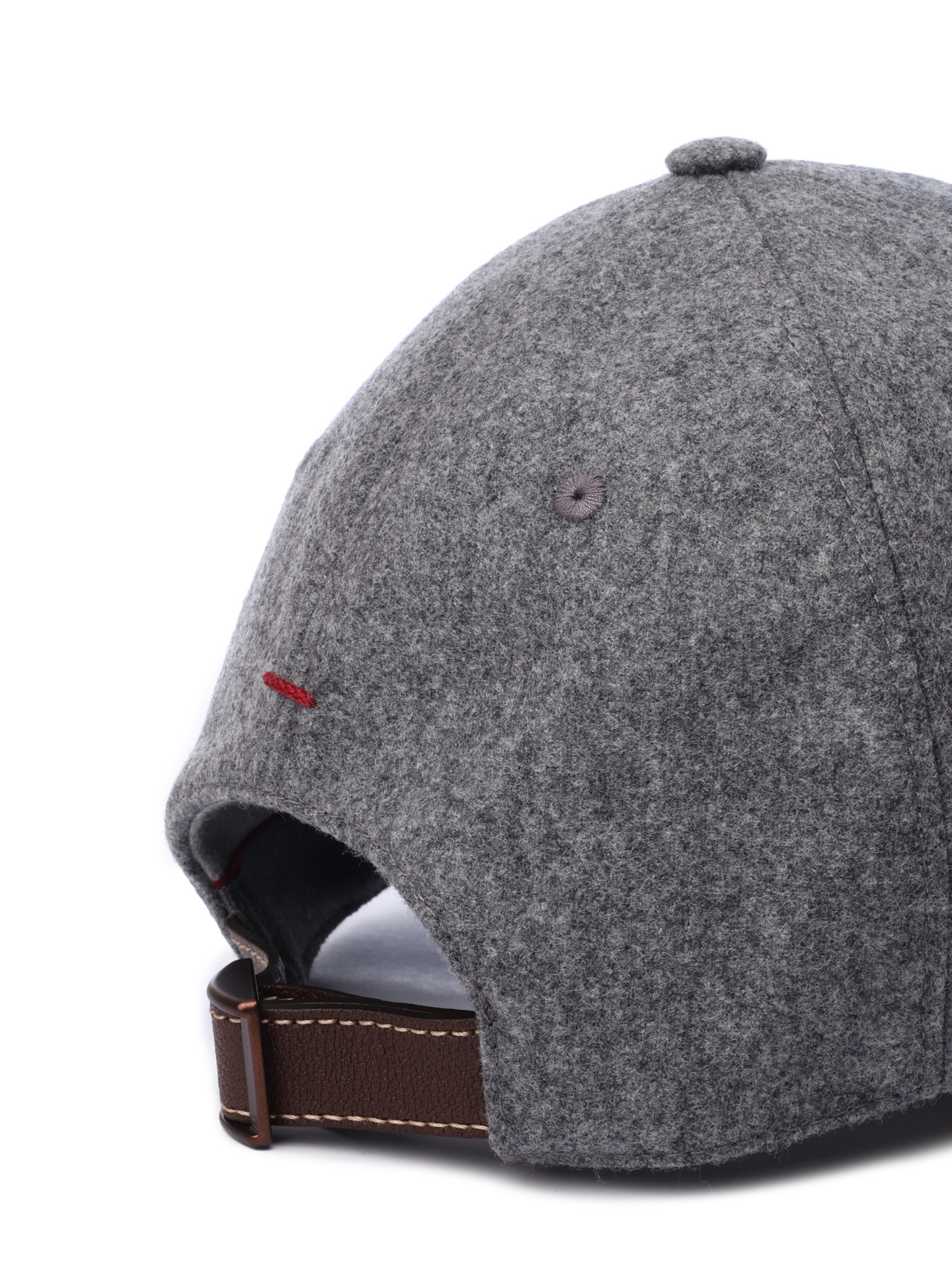 Бейсболка Brunello Cucinelli M038P9850 CGQ69 серая мужская из шерсти — купить в интернет-магазине Verdistore