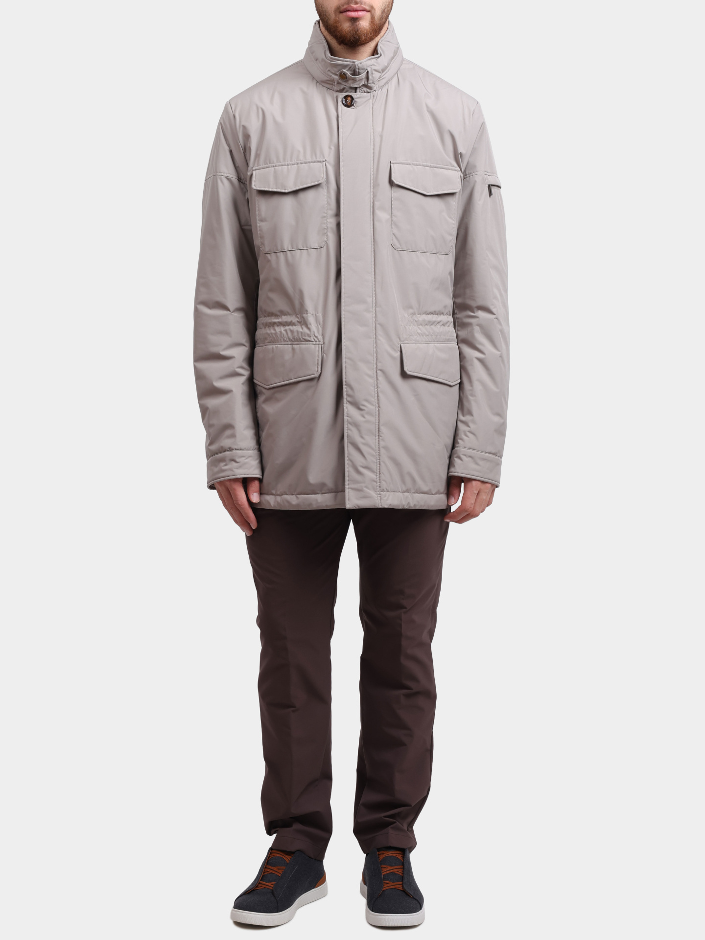 Куртка MooRER LEONARDO-STP MARMO бежевая мужская — купить в интернет-магазине Verdistore