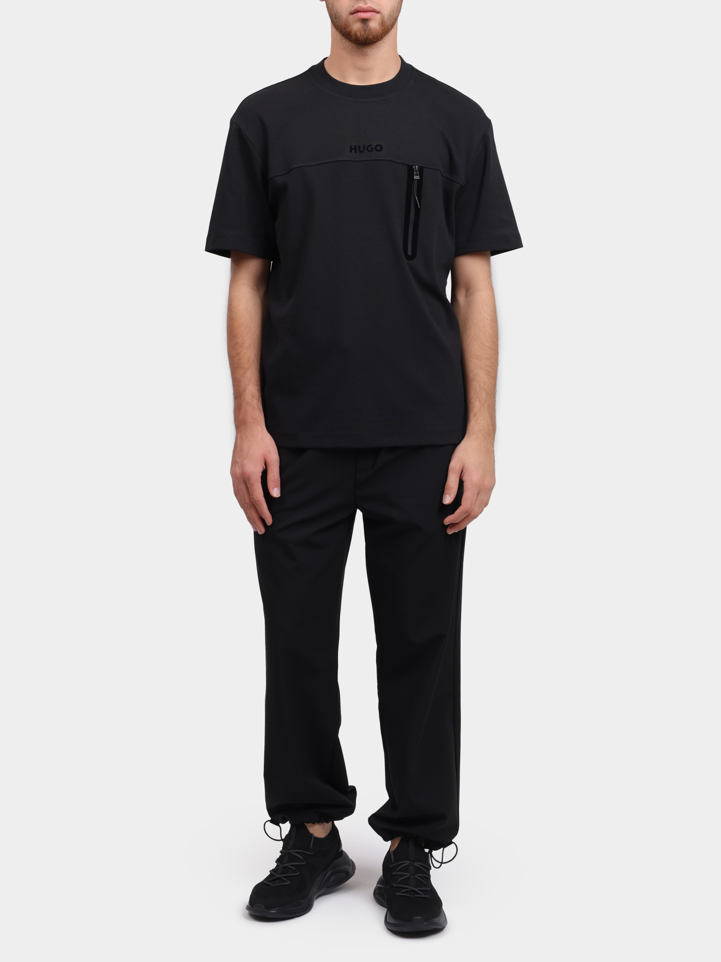 Брюки Hugo 50541380 001 черные мужские — купить в интернет-магазине Verdistore