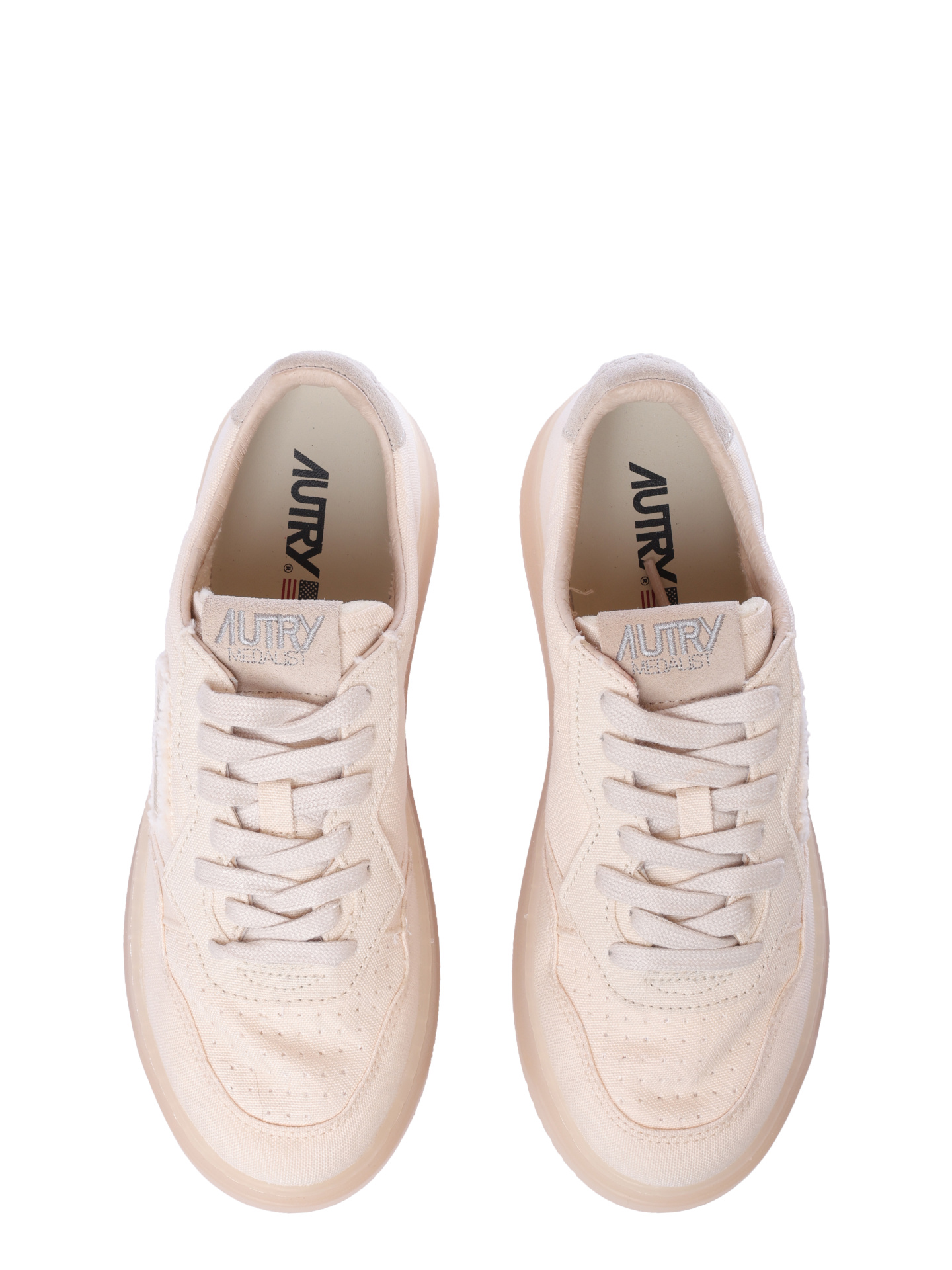 Кеды Autry AULW - CA01 бежевые женские из текстиля — купить в интернет-магазине Verdistore