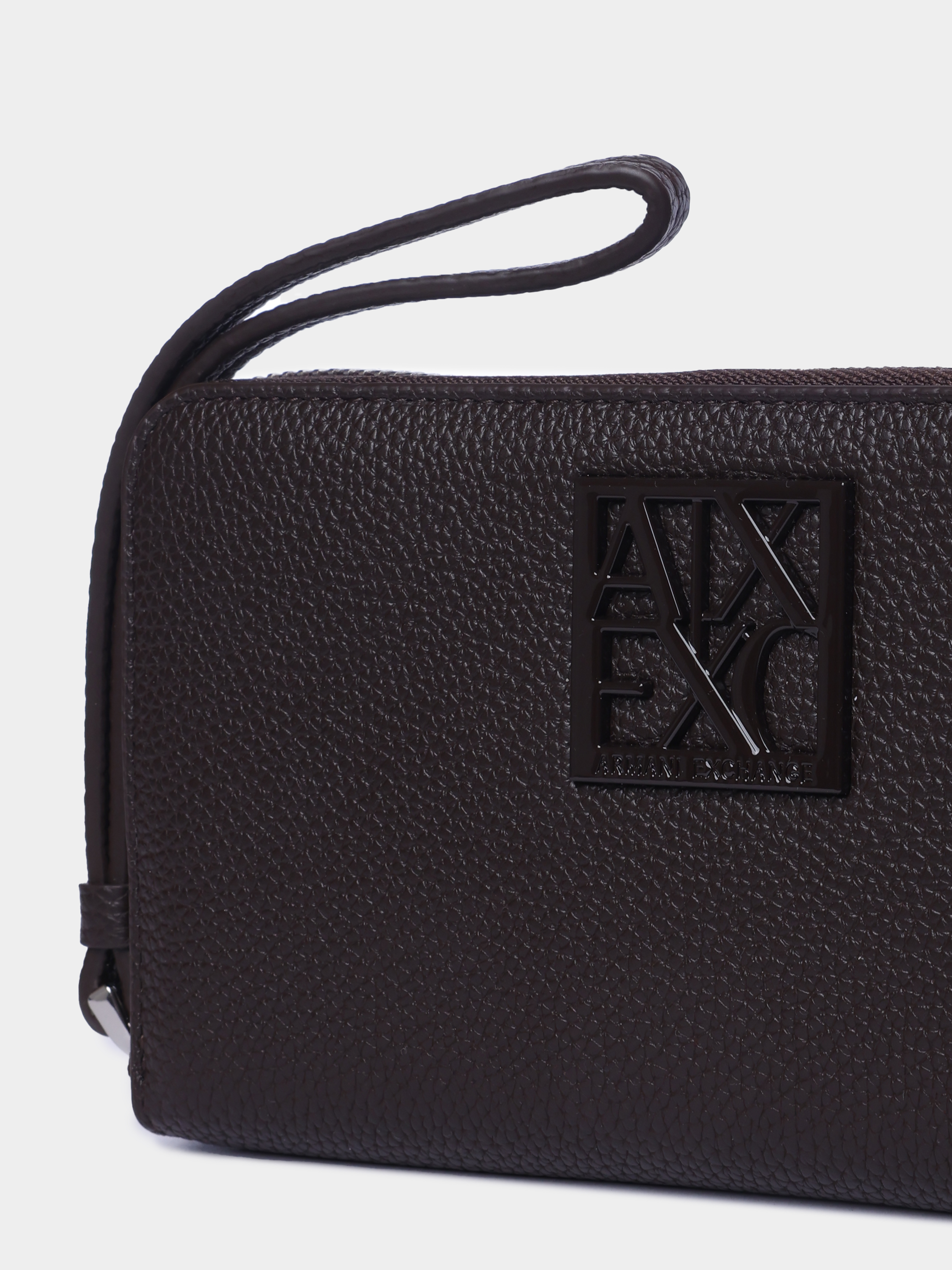 Кошелек Armani Exchange XW000361 AF11902 U6032 темно-коричневый женский — купить в интернет-магазине Verdistore