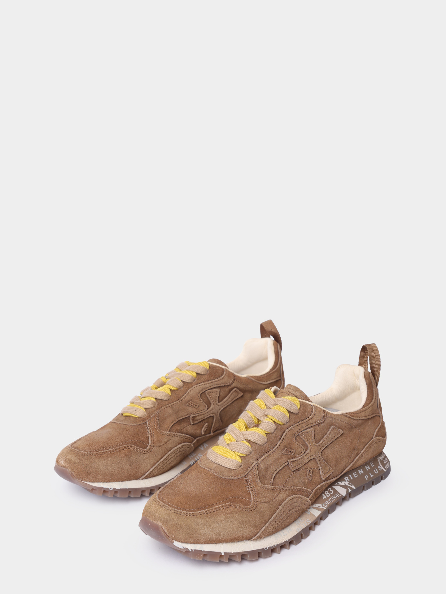 Кроссовки Premiata RUNSEAD VAR 7757 коричневые женские из замши — купить в интернет-магазине Verdistore