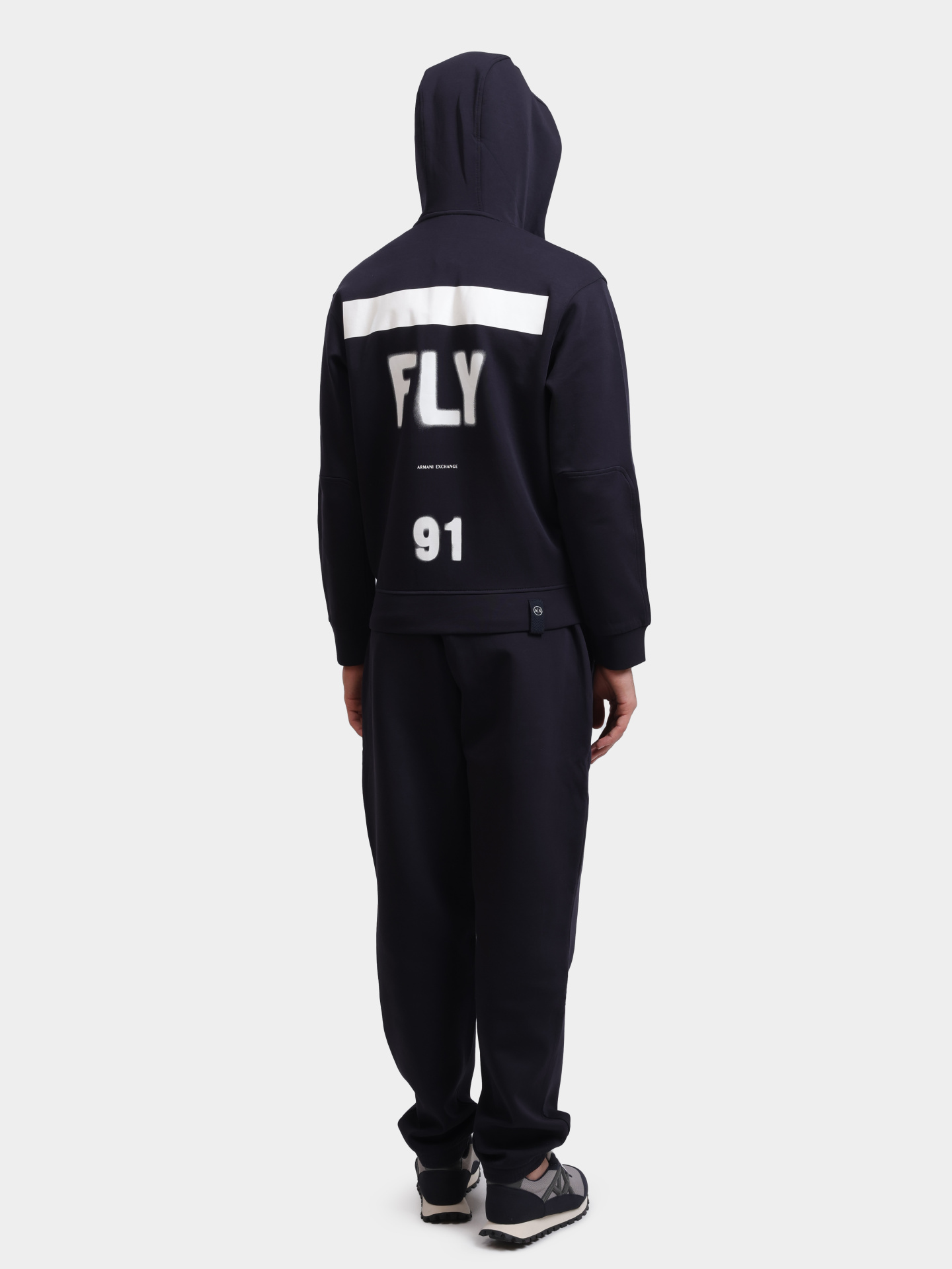 Мастерка Armani Exchange XM000983 AF10818 UB101 темно-синяя мужская — купить в интернет-магазине Verdistore