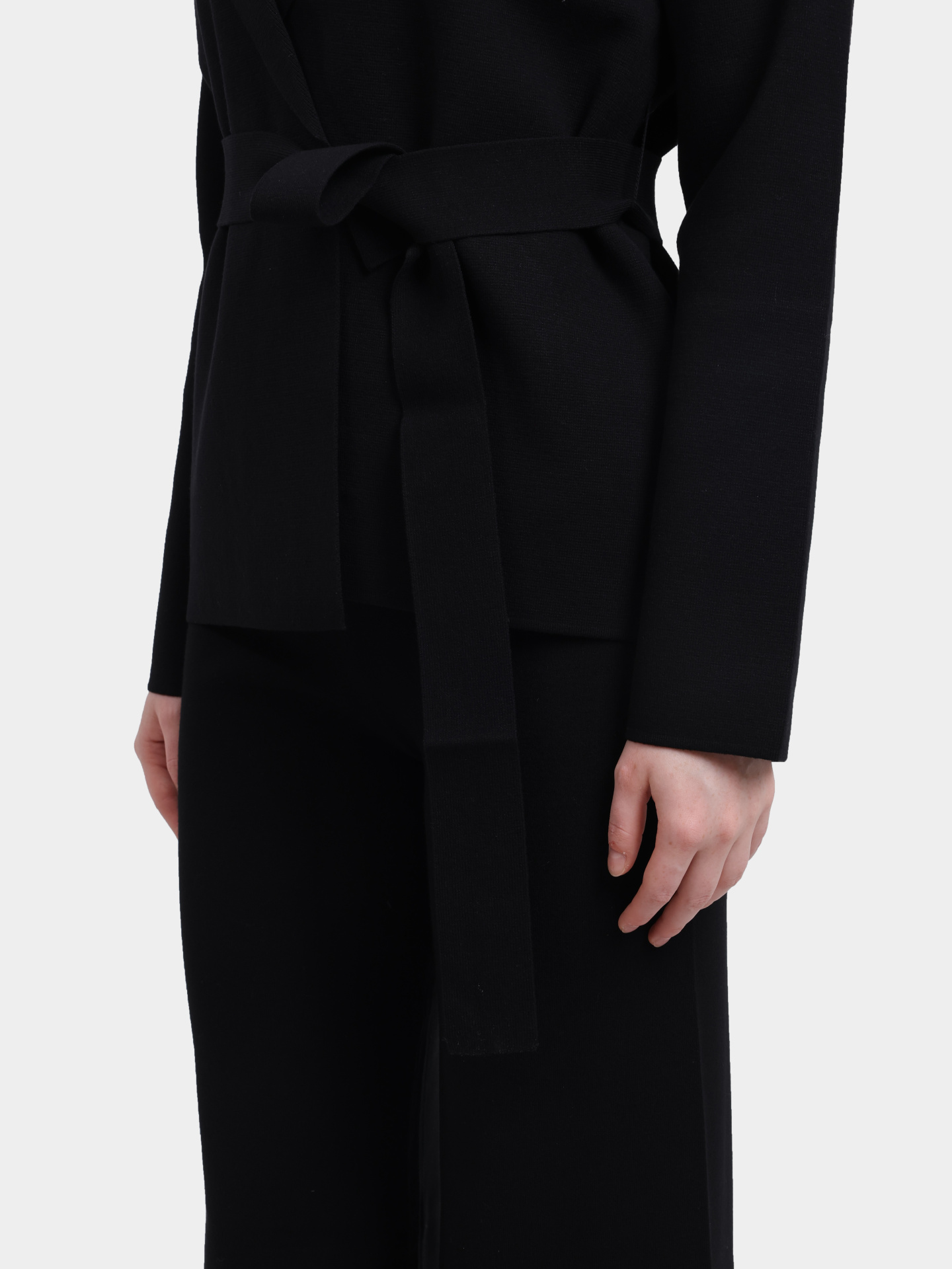 Жакет Liu-Jo MF5417 MS99E 22222 черный женский с поясом — купить в интернет-магазине Verdistore