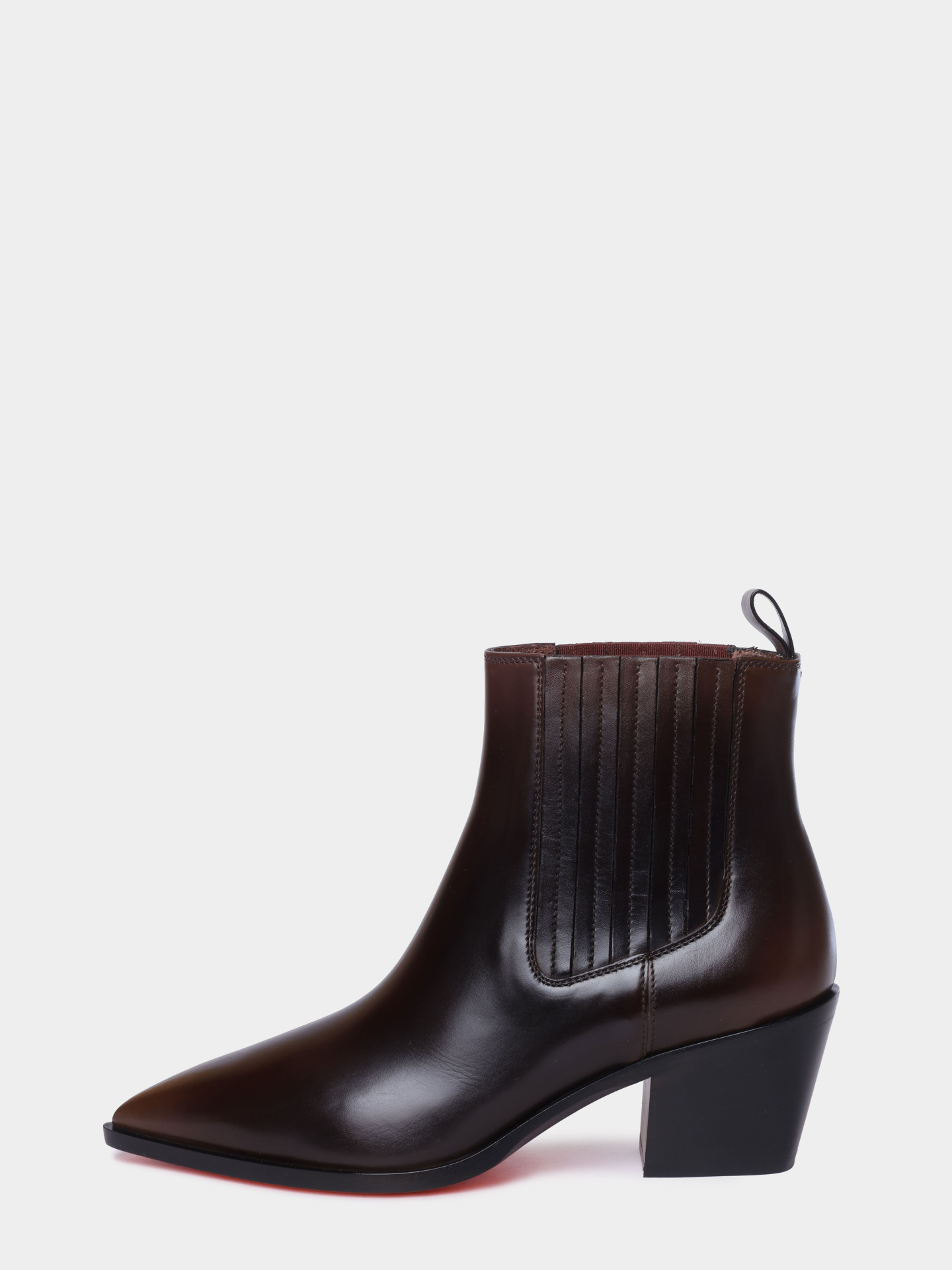 Ботильоны Santoni WTOG71799BJ2NHUYM40 кожаные женские — купить в интернет-магазине Verdistore