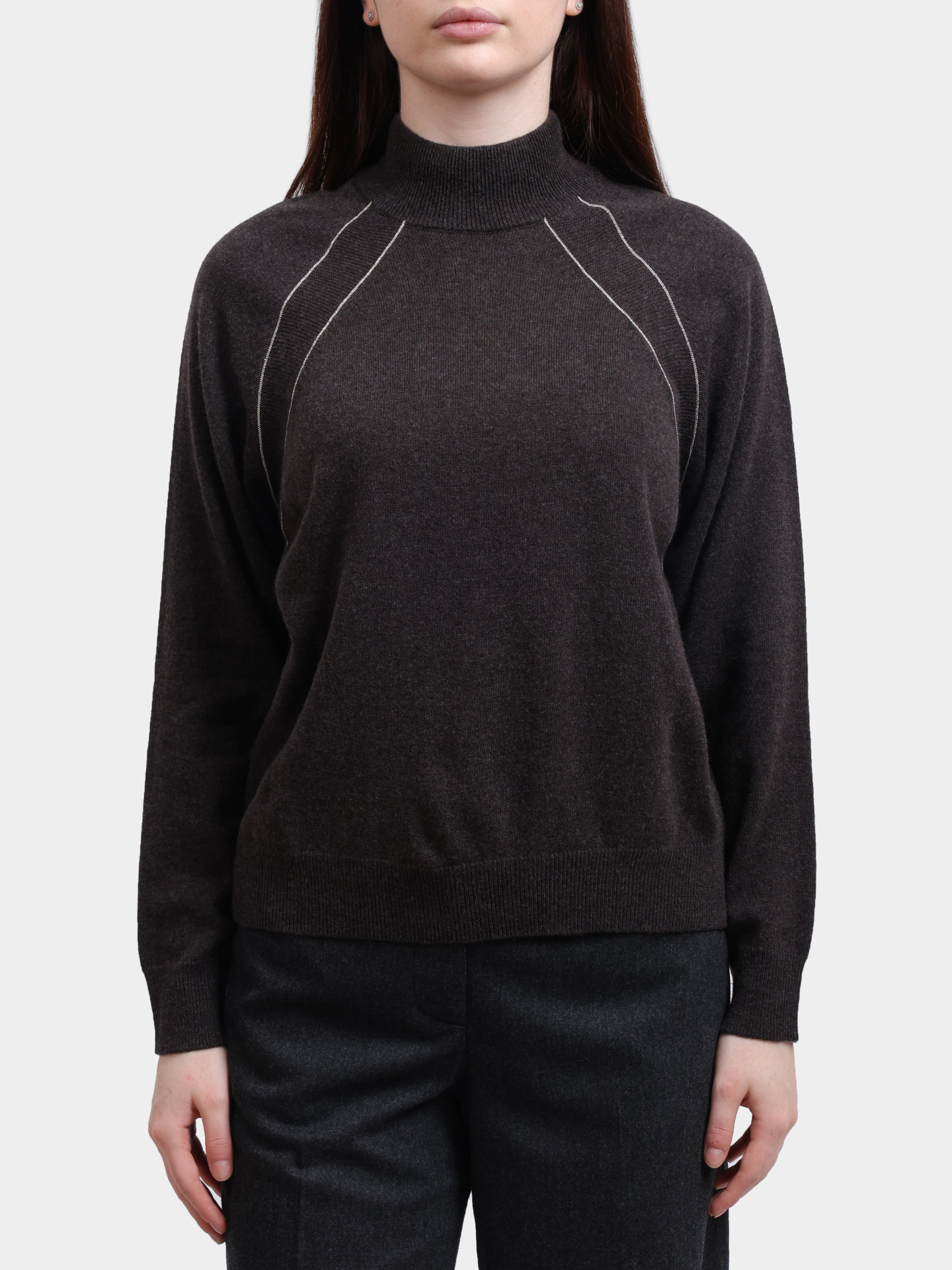 Свитер Peserico S99381F12 09283 953 темно-серый женский — купить в интернет-магазине Verdistore