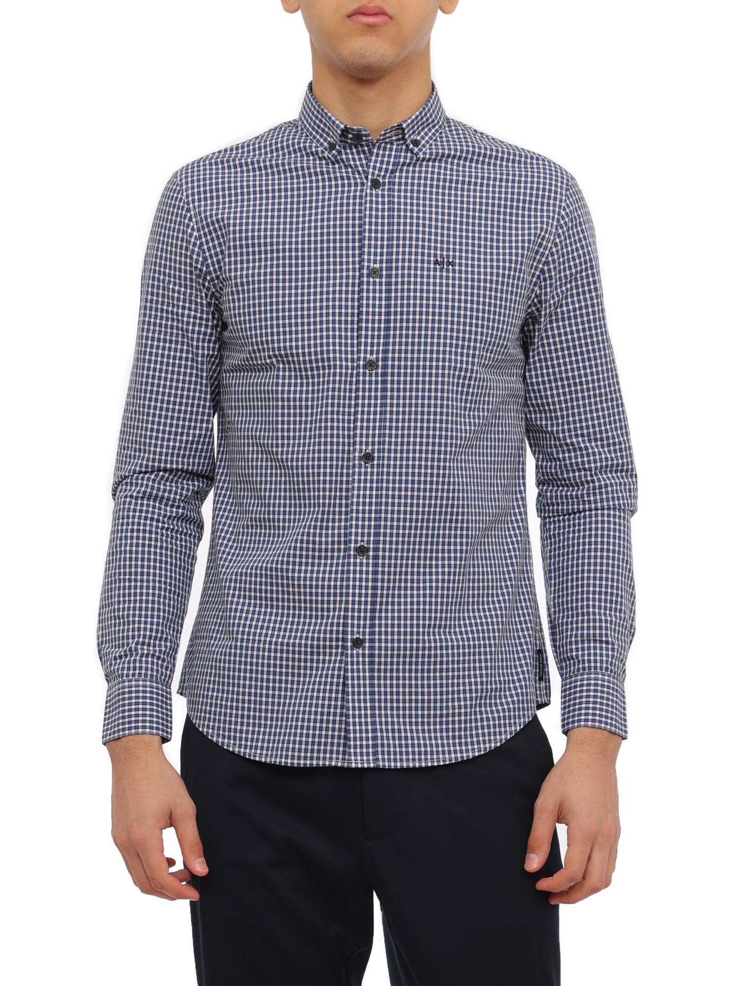 Рубашка Armani Exchange 6RZC12 ZNYTZ 51AJ клетчатая мужская — купить в интернет-магазине Verdistore