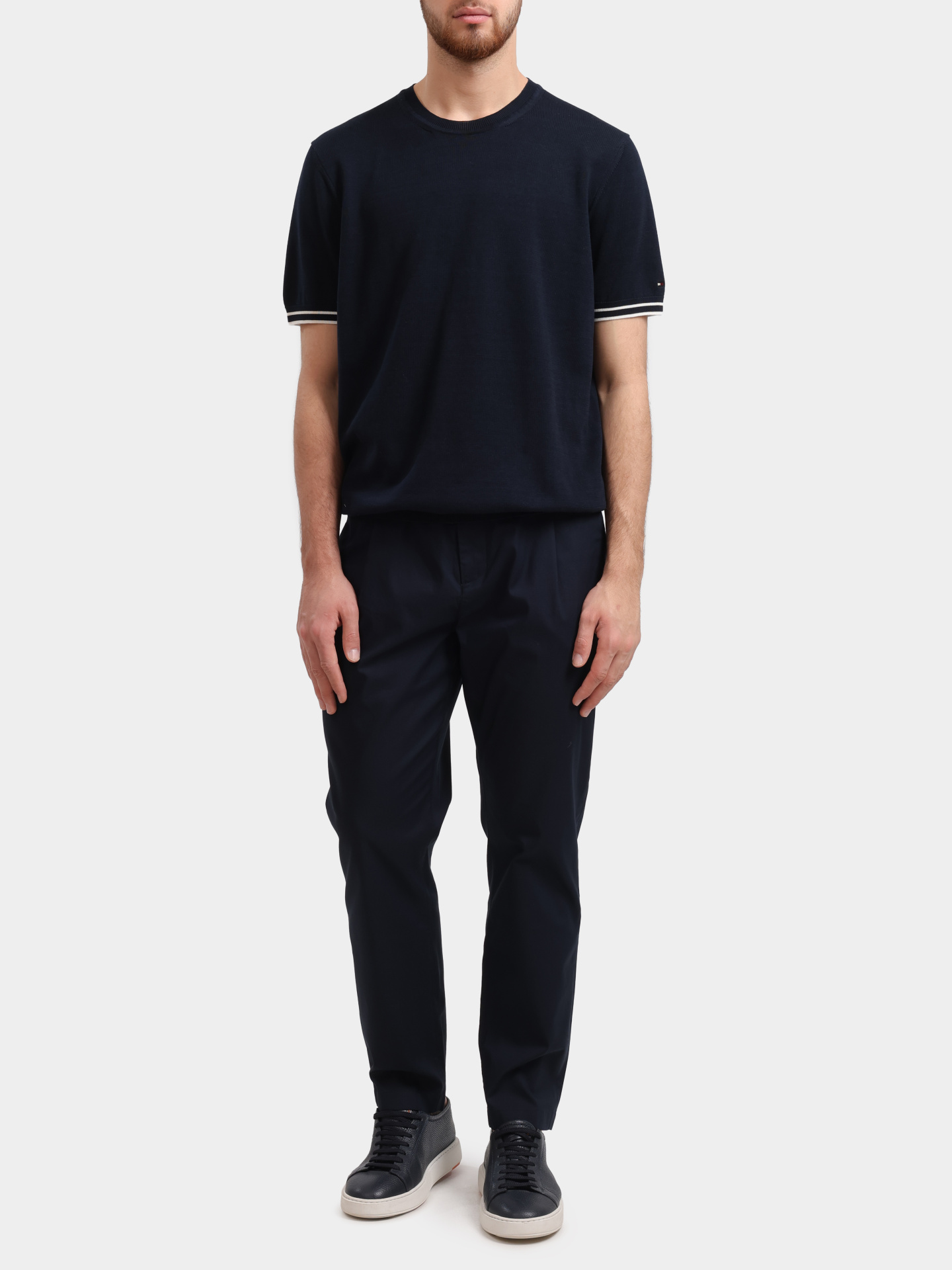 Брюки Tommy Hilfiger MW0MW3970230 мужские прямого кроя — купить в интернет-магазине Verdistore