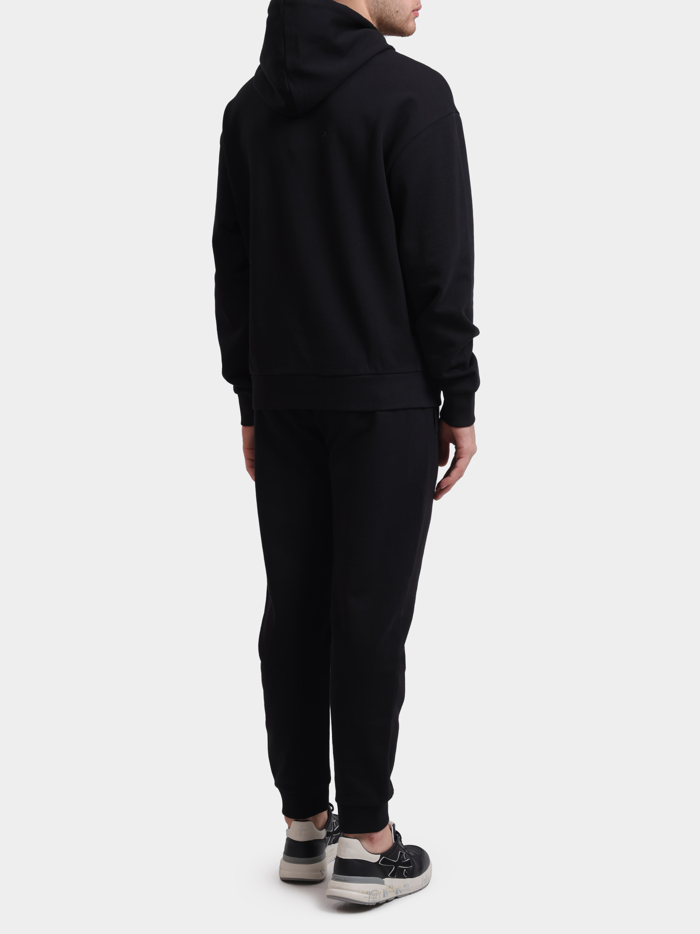 Брюки Hugo Napin 10249110 черные спортивные мужские — купить в интернет-магазине Verdistore