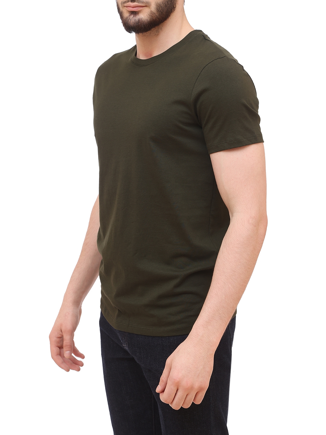 Футболка Armani Exchange 8NZT74 ZJA5Z 1851 хаки мужская из хлопка — купить в интернет-магазине Verdistore