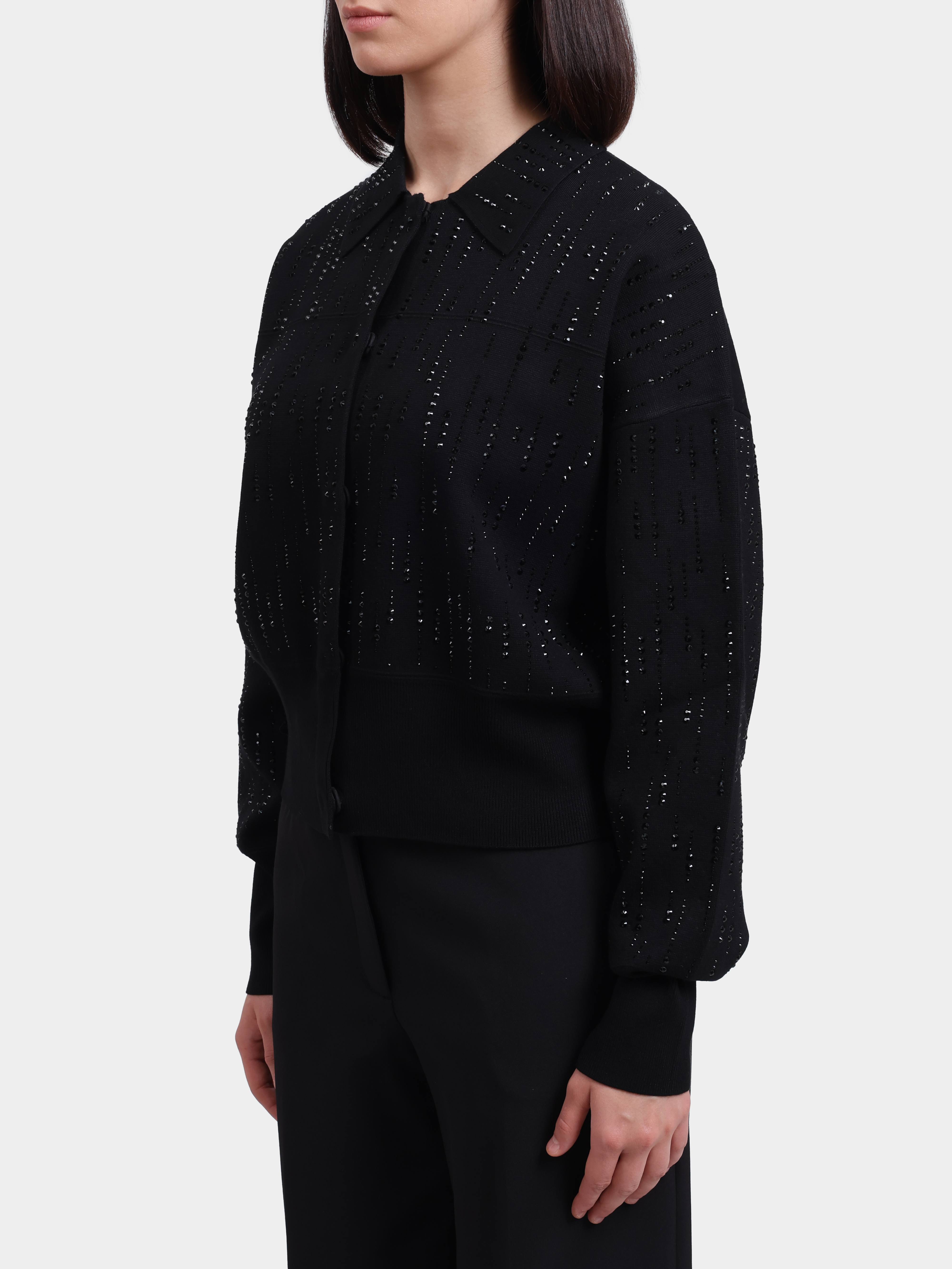 Жакет Liu-Jo BLACK LABEL CF6295 MS99E L9605 черный женский укороченный — купить в интернет-магазине Verdistore