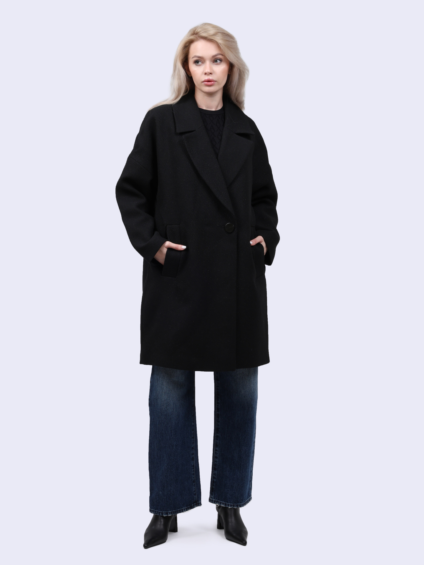картинка Пальто Armani Exchange 6DYK30 YN2YZ 1200 черное женское от магазина Verdistore