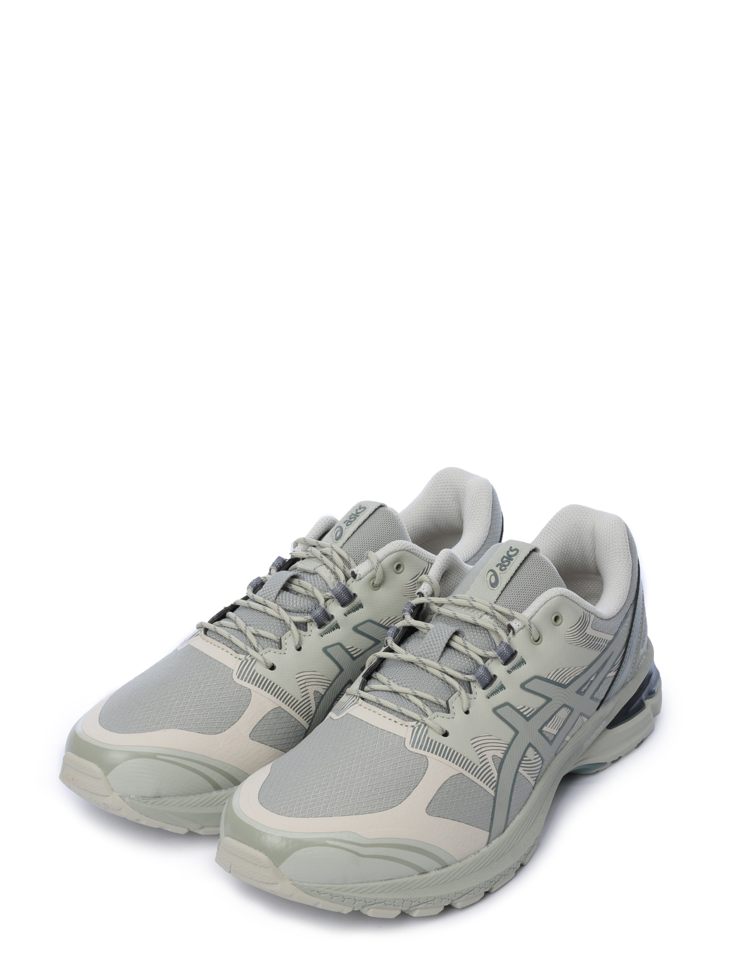 Кроссовки Asics 1203A342 020 серые мужские с зелеными вставками — купить в интернет-магазине Verdistore