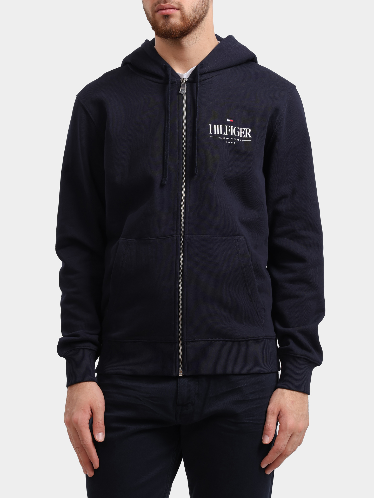 Мастерка Tommy Hilfiger MW0MW39375 мужская на молнии  — купить в интернет-магазине Verdistore