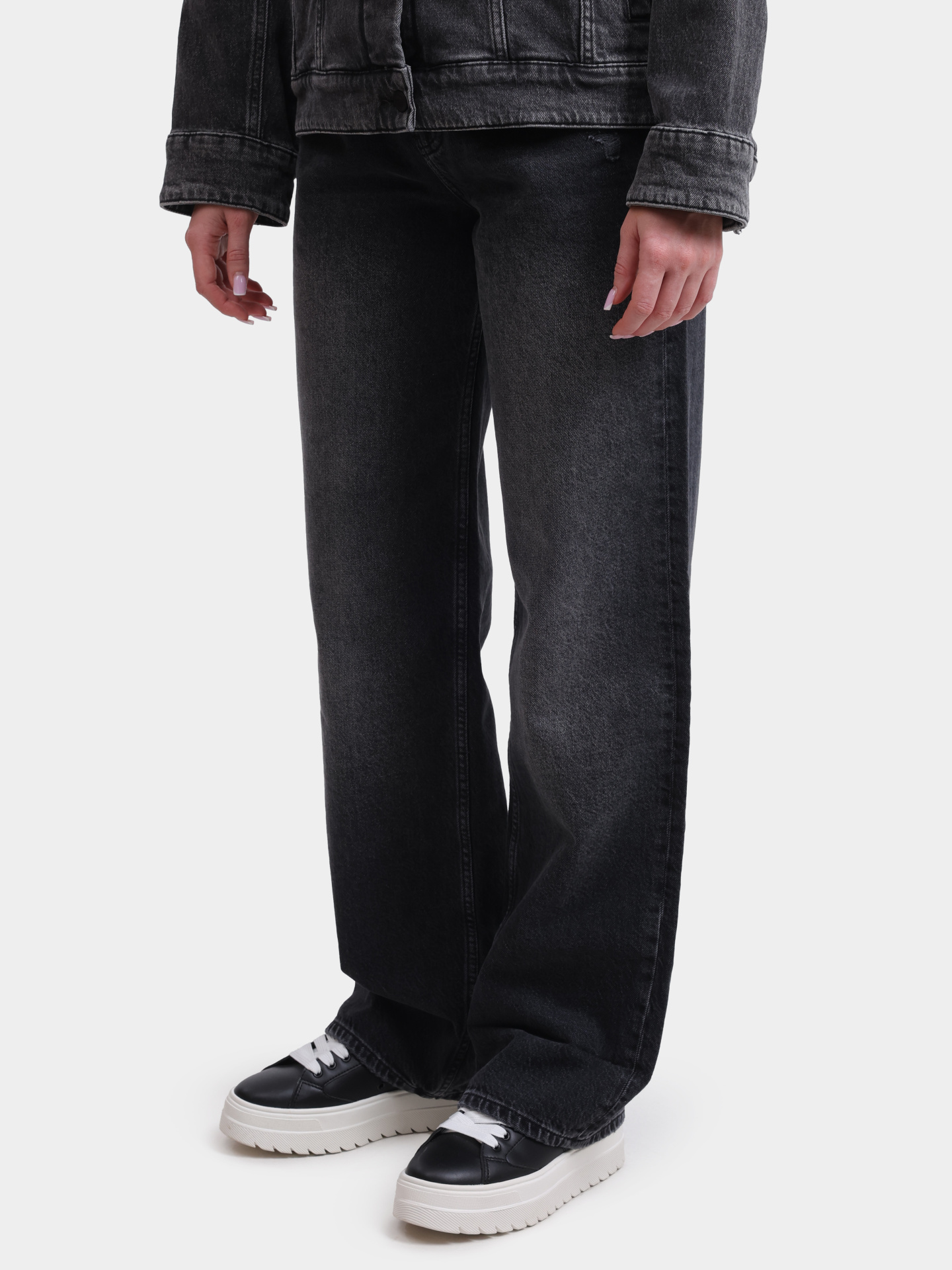 Джинсы Pantamo 71438-1589-03 серые женские с подворотами — купить в интернет-магазине Verdistore