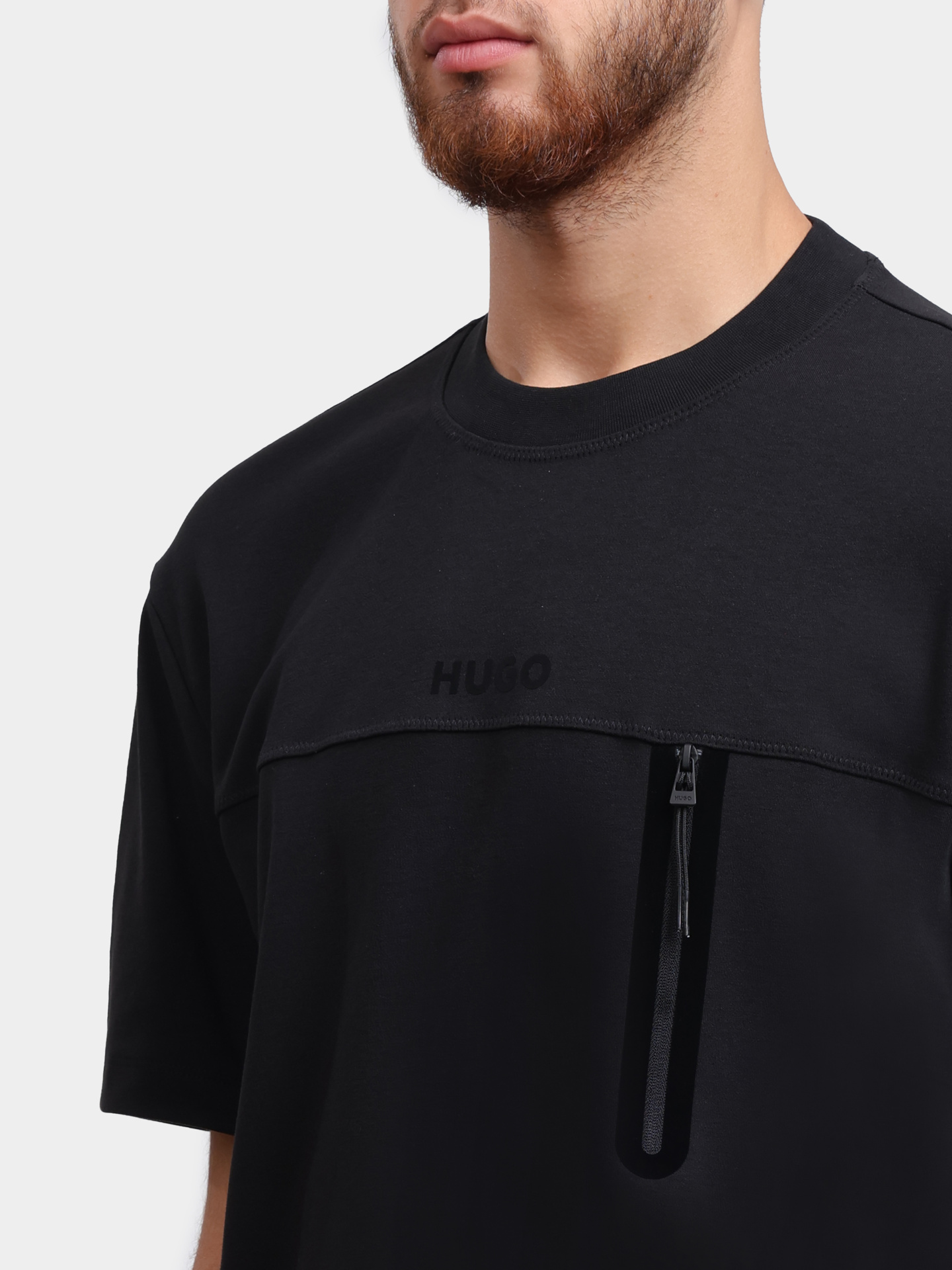 Футболка Hugo 50542298 001 черная мужская — купить в интернет-магазине Verdistore