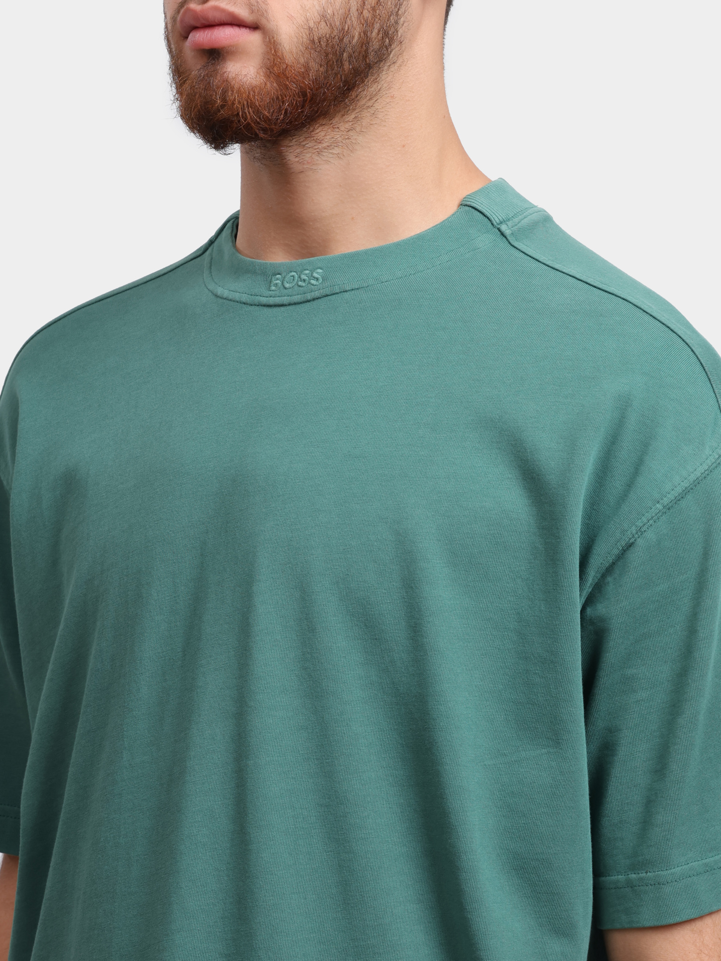 Футболка Boss 50521805 343 хлопковая мужская — купить в интернет-магазине Verdistore