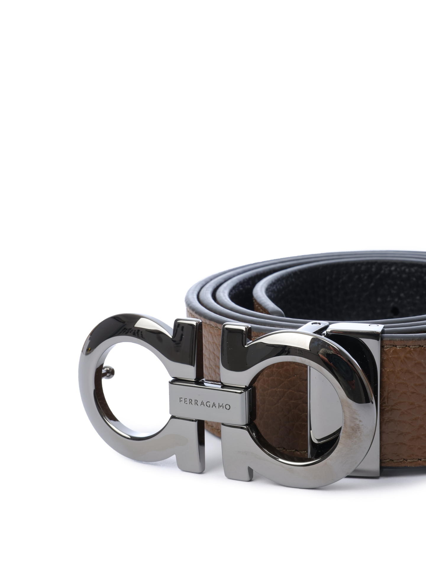 Ремень 675542705614 с крупным металлическим логотипом  — купить в интернет-магазине Verdistore