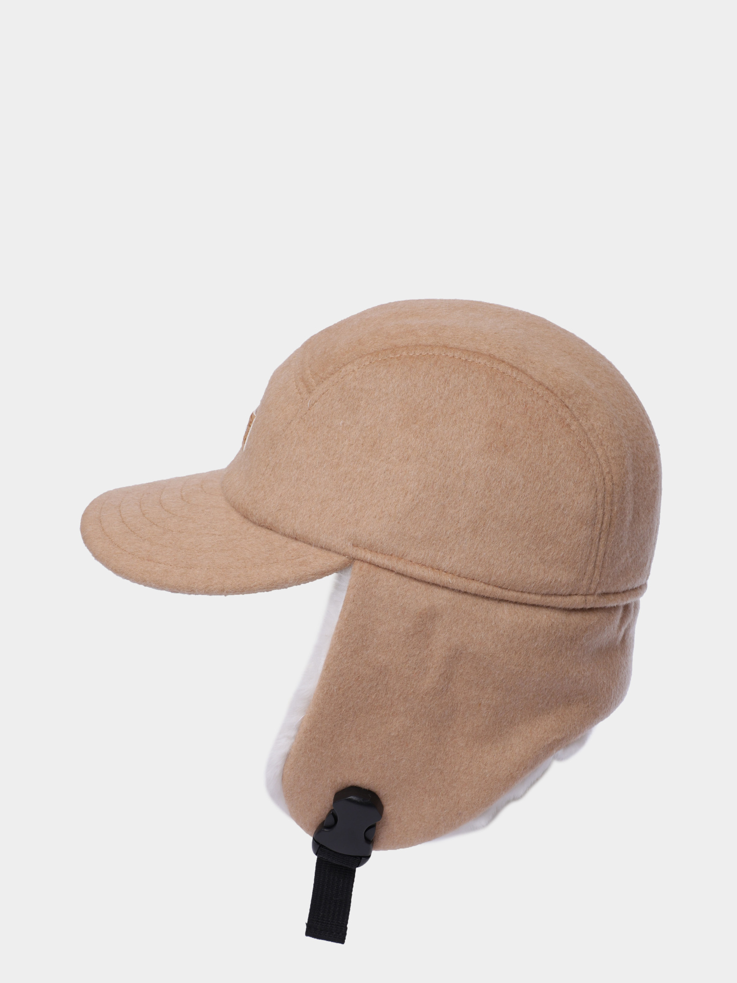 Шапка-ушанка Armani Exchange XW001505 AF16216 U1051 бежевая женская — купить в интернет-магазине Verdistore