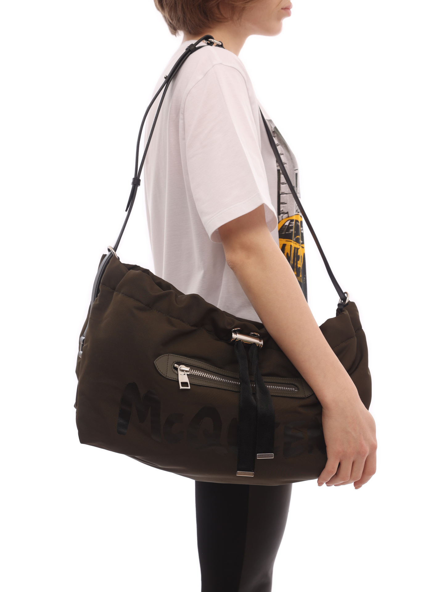 Сумка Alexander McQueen 669589 16XDD 3250 хаки женская — купить в интернет-магазине Verdistore