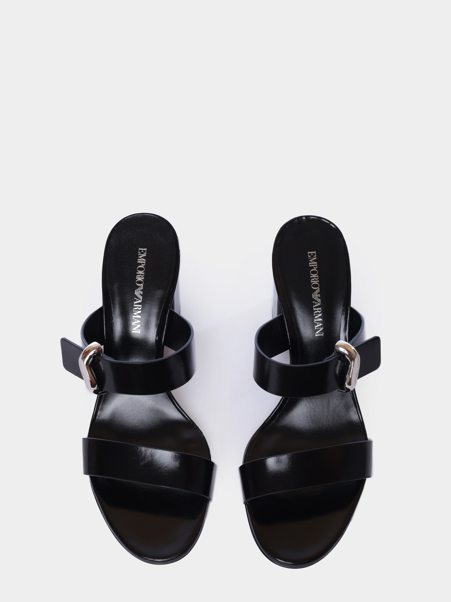 Сабо Emporio Armani EW004447 AF21961 UC001 кожаные женские — купить в интернет-магазине Verdistore