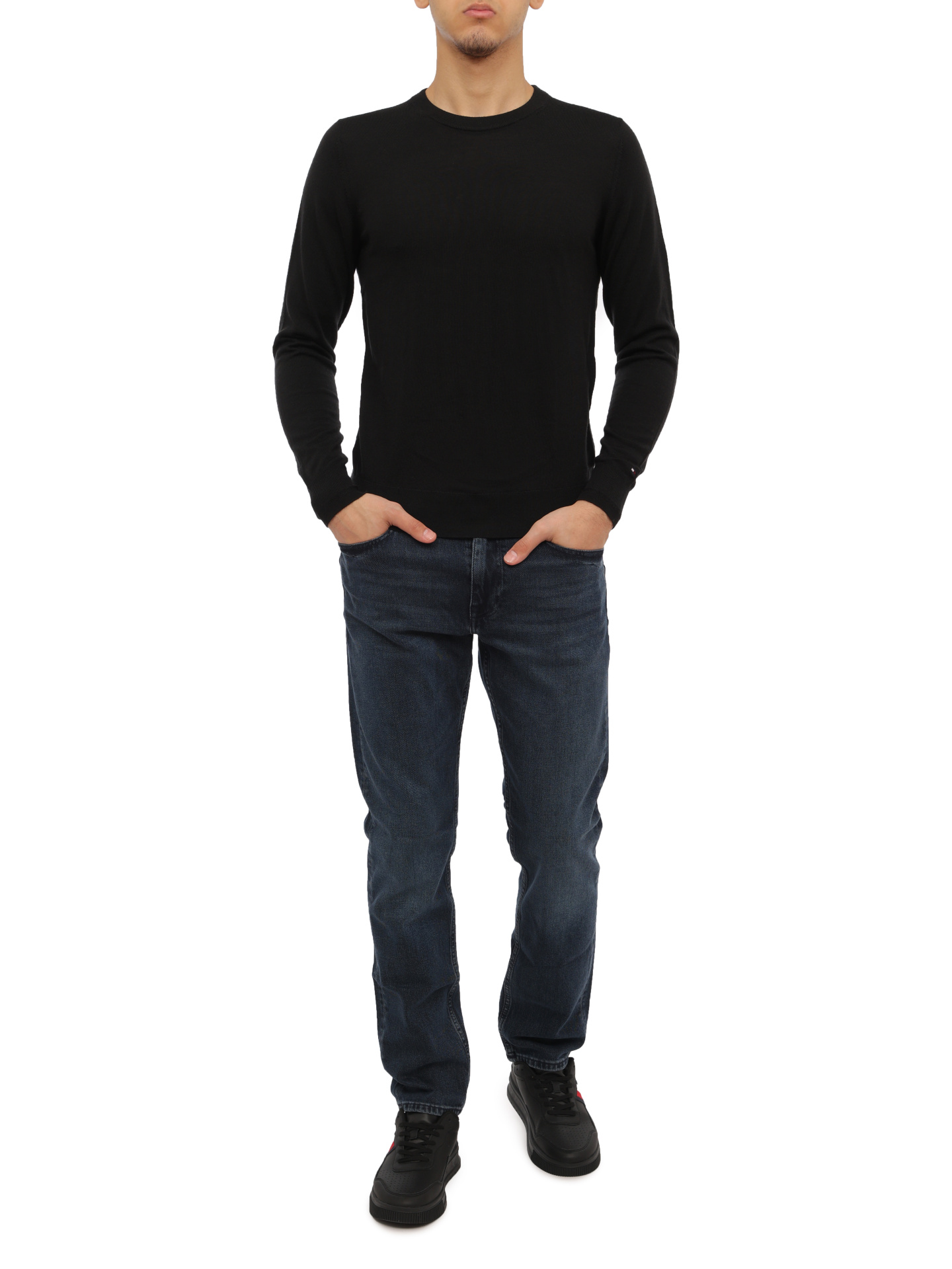 Джемпер Tommy Hilfiger MW0MW33128 шерстяной мужской — купить в интернет-магазине Verdistore