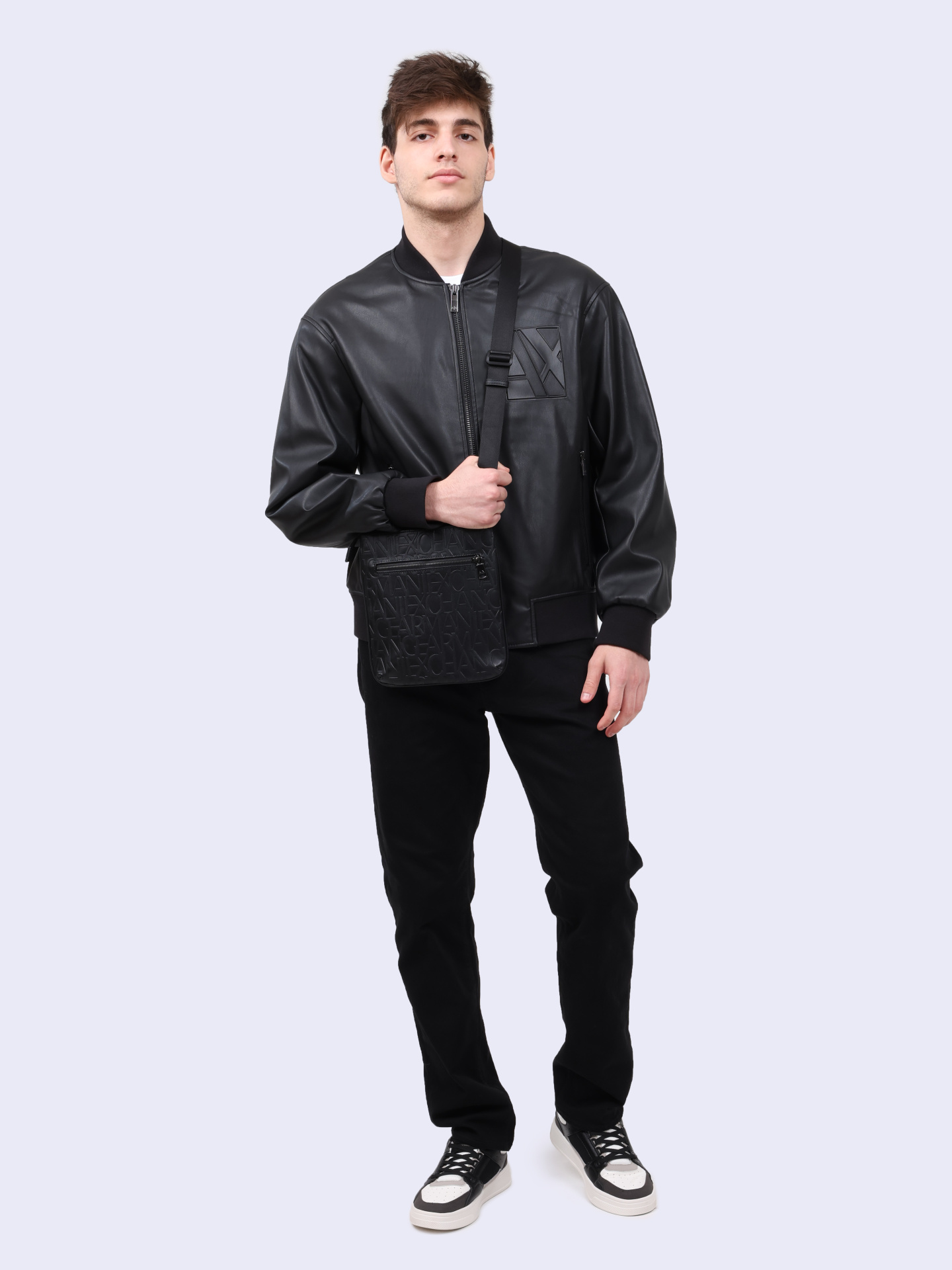 Куртка Armani Exchange 6DZB23 ZE1CZ 1200 черная мужская — купить в интернет-магазине Verdistore