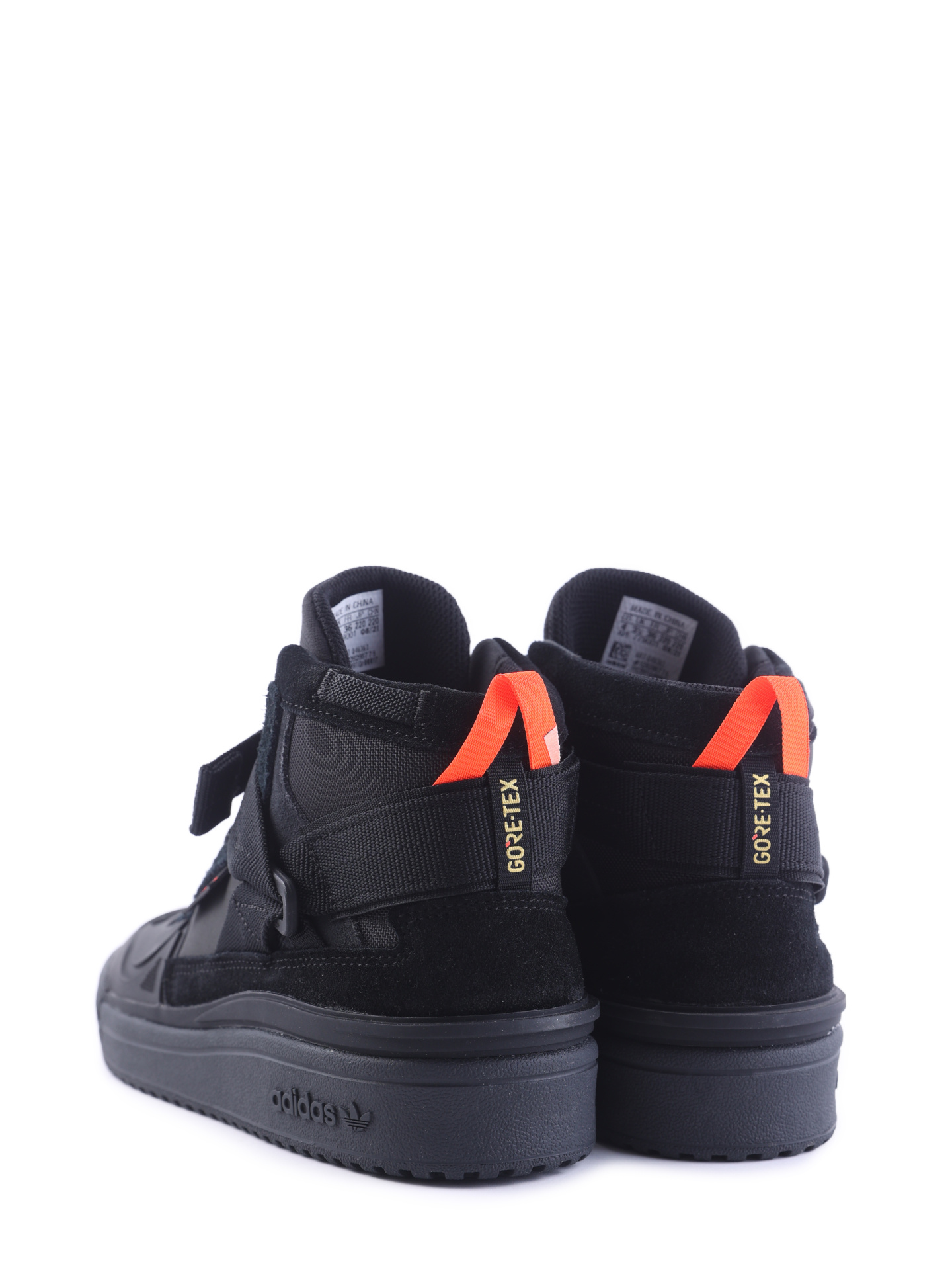 Кроссовки Adidas Forum Hi Gore-Tex Q46363 черные мужские высокие — купить в интернет-магазине Verdistore