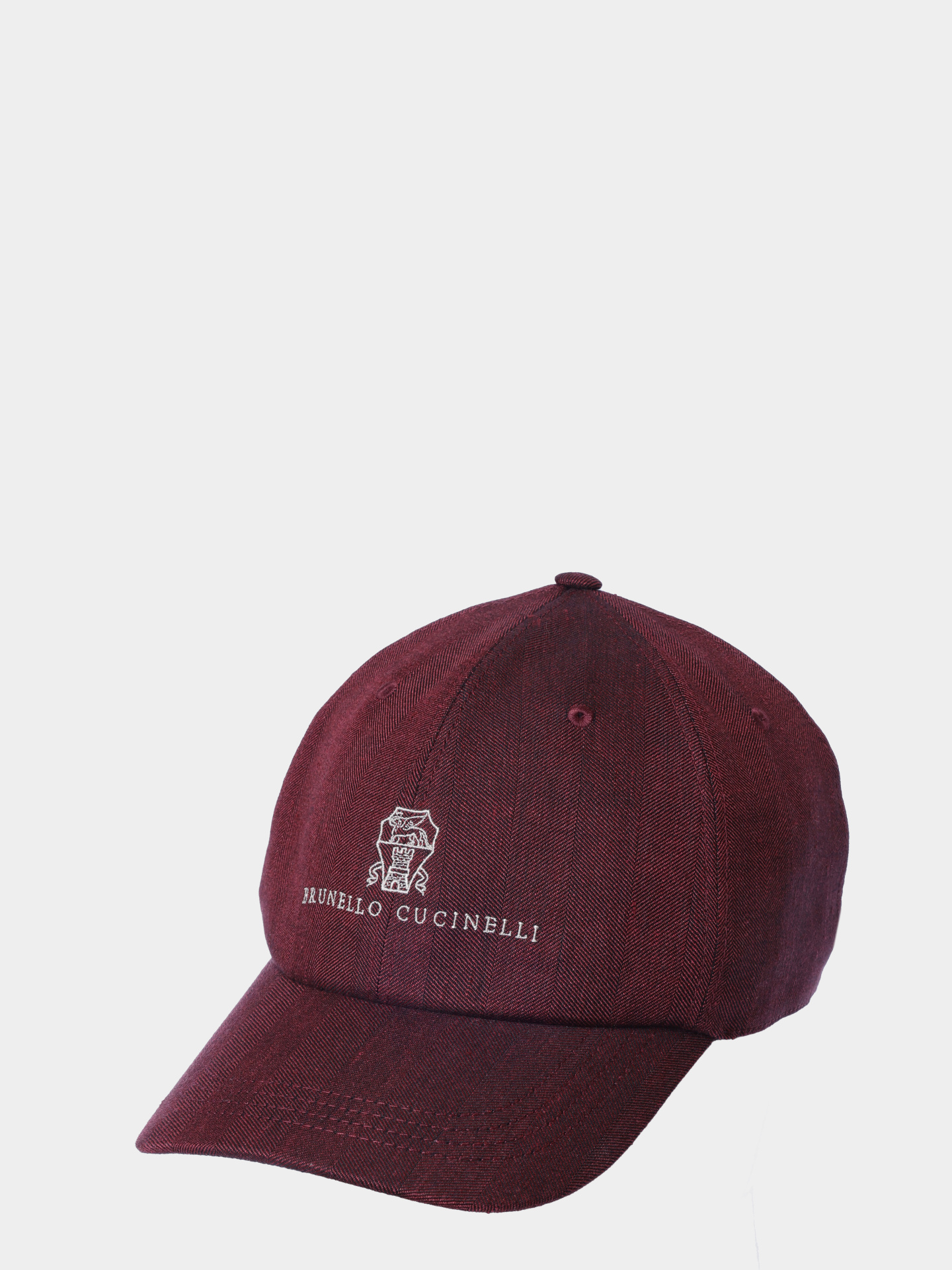 Бейсболка Brunello Cucinelli MZ4089850 CBZ18 бордовая мужская — купить в интернет-магазине Verdistore