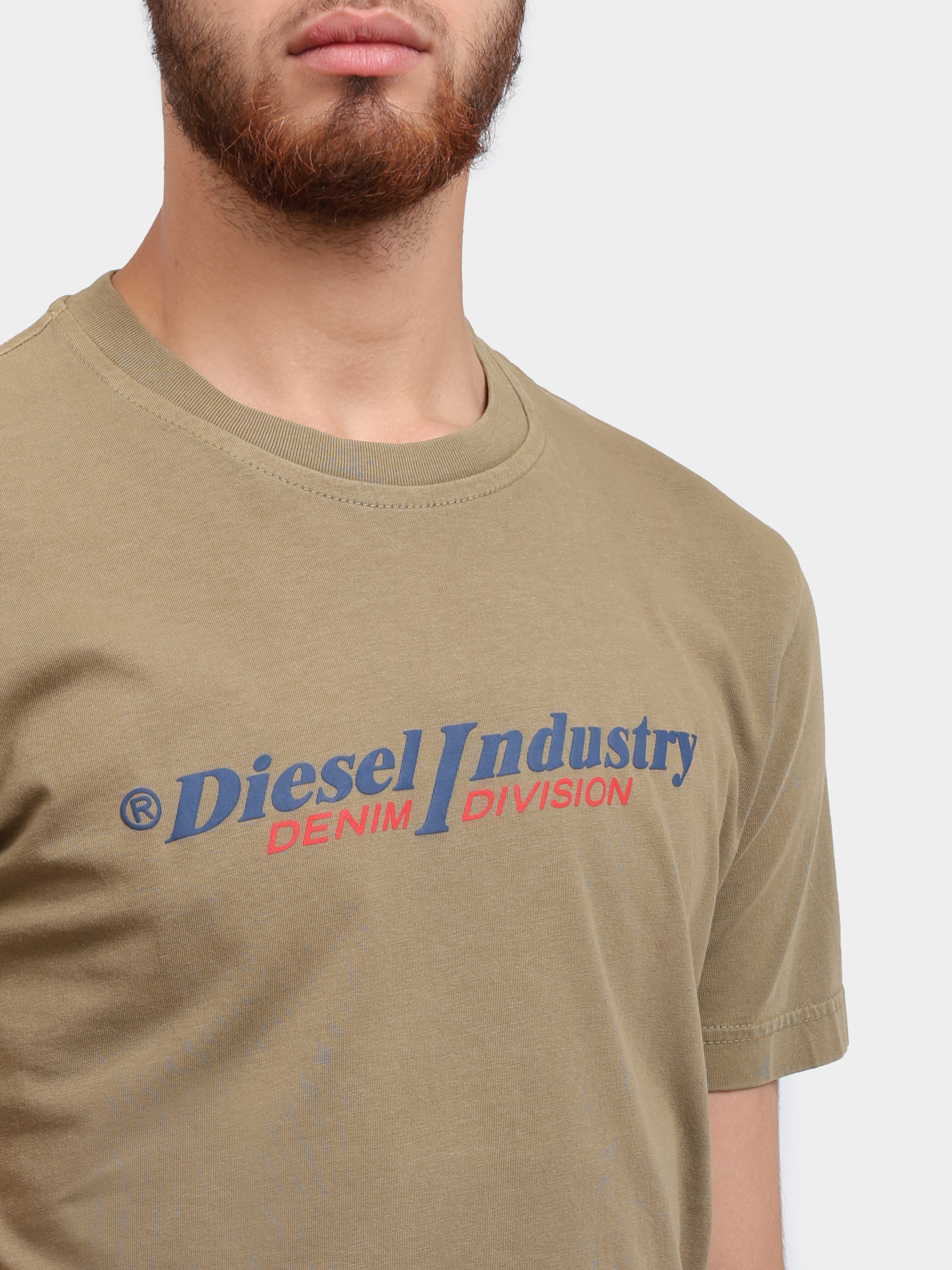 Футболка Diesel A037410JMAC5JX хлопковая мужская с логотипом — купить в интернет-магазине Verdistore