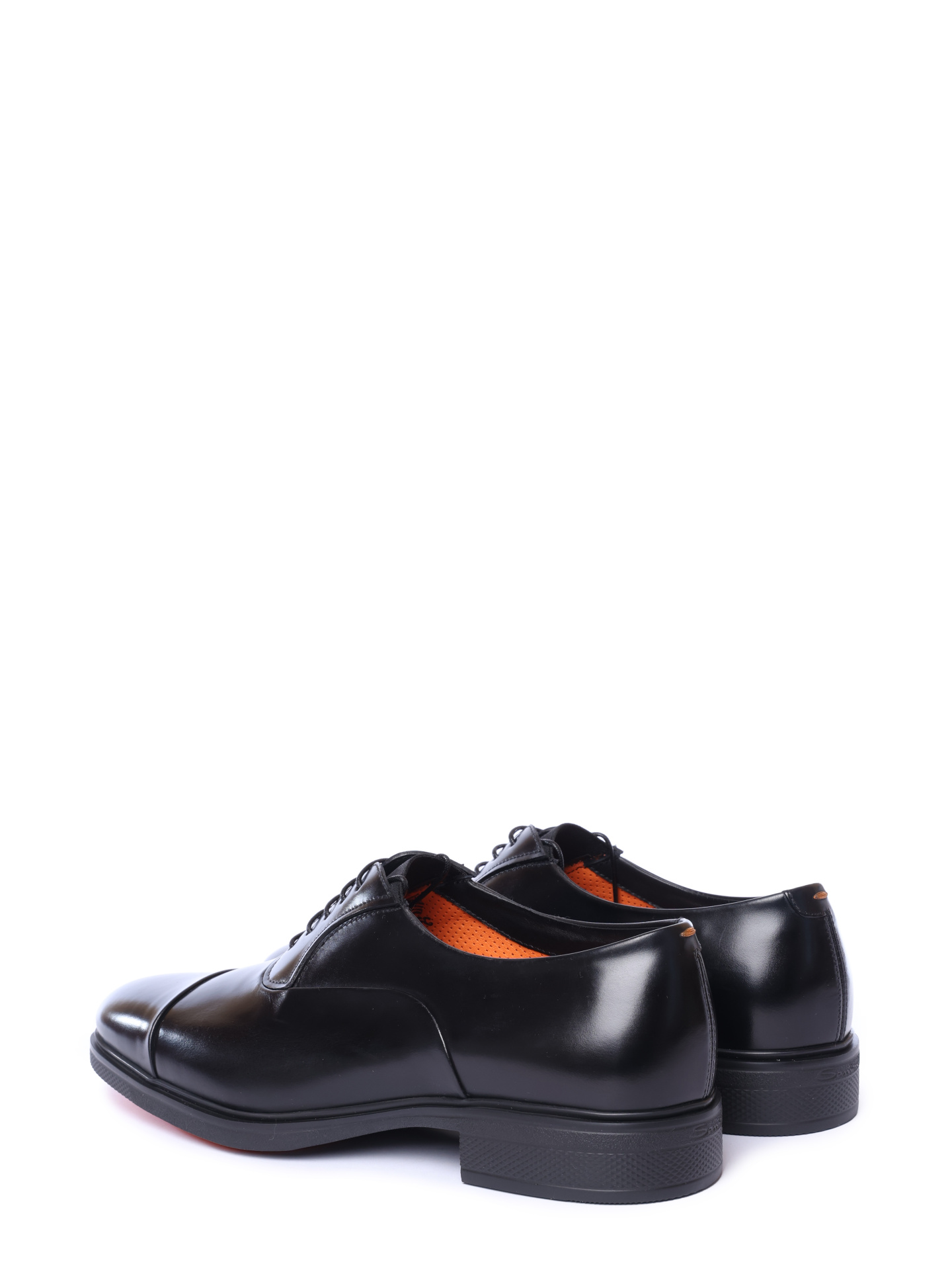 Оксфорды на высоком каблуке из гладкой черной кожи  — купить в интернет-магазине Verdistore