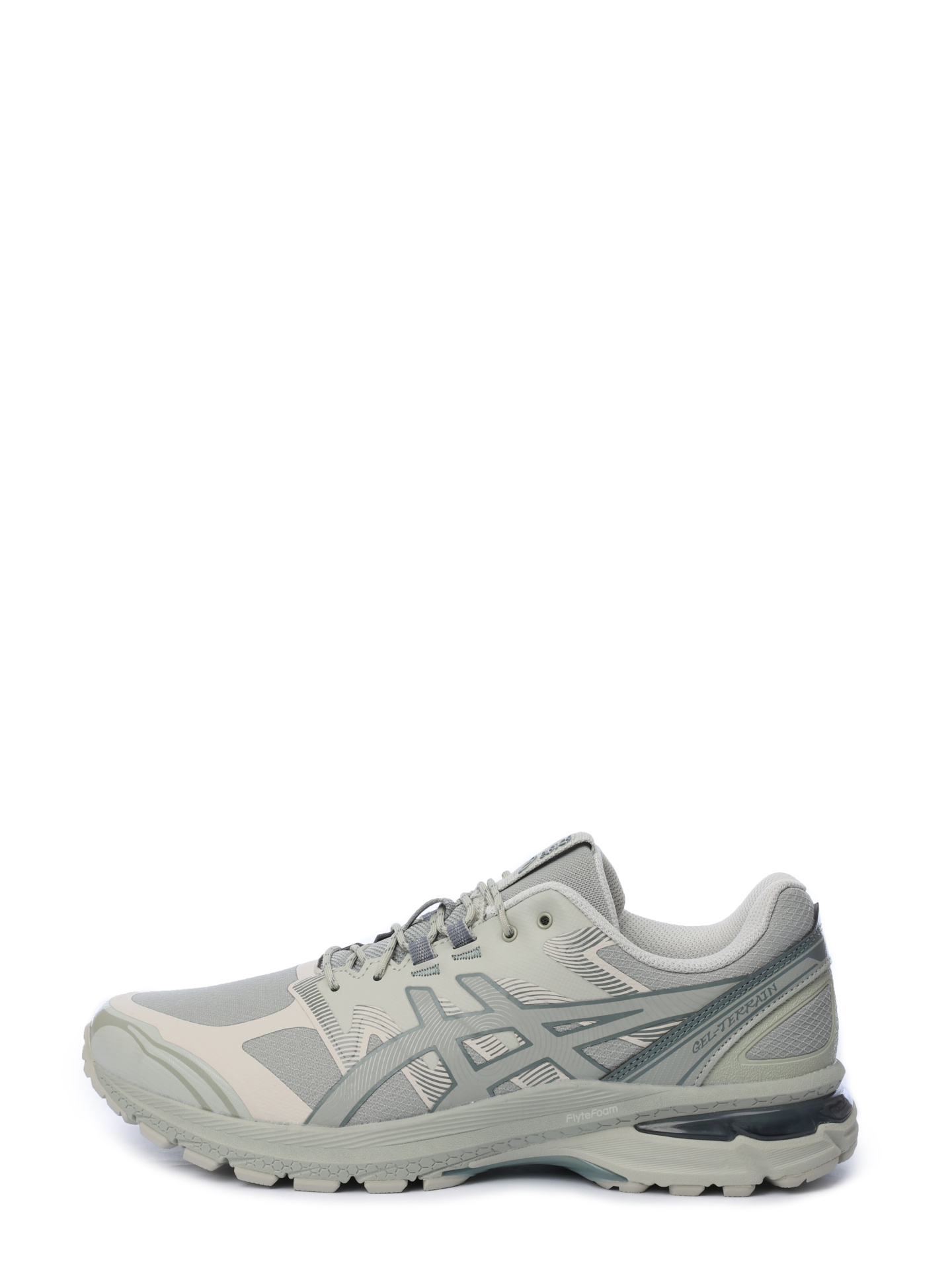 Кроссовки Asics 1203A342 020 серые мужские с зелеными вставками — купить в интернет-магазине Verdistore