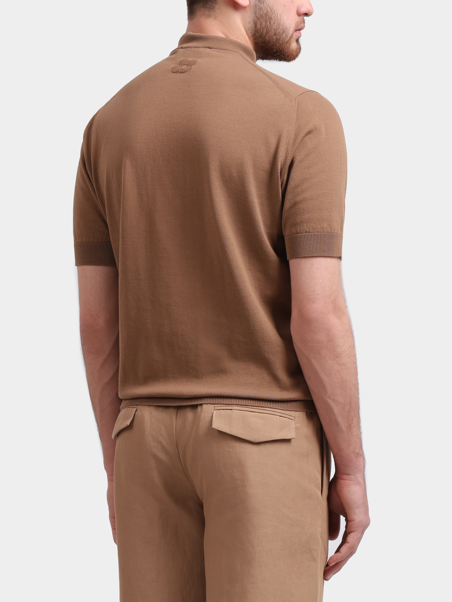 Футболка Lardini PA LMMC74 PA66023 мужская с высоким воротником — купить в интернет-магазине Verdistore