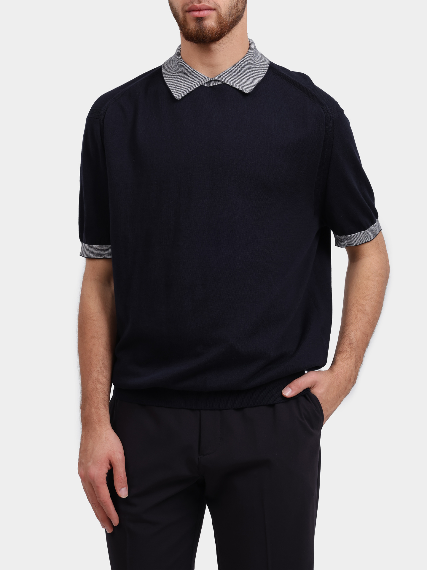 Поло Armani Exchange XM001877 AF11960 UB101 хлопковое мужское — купить в интернет-магазине Verdistore