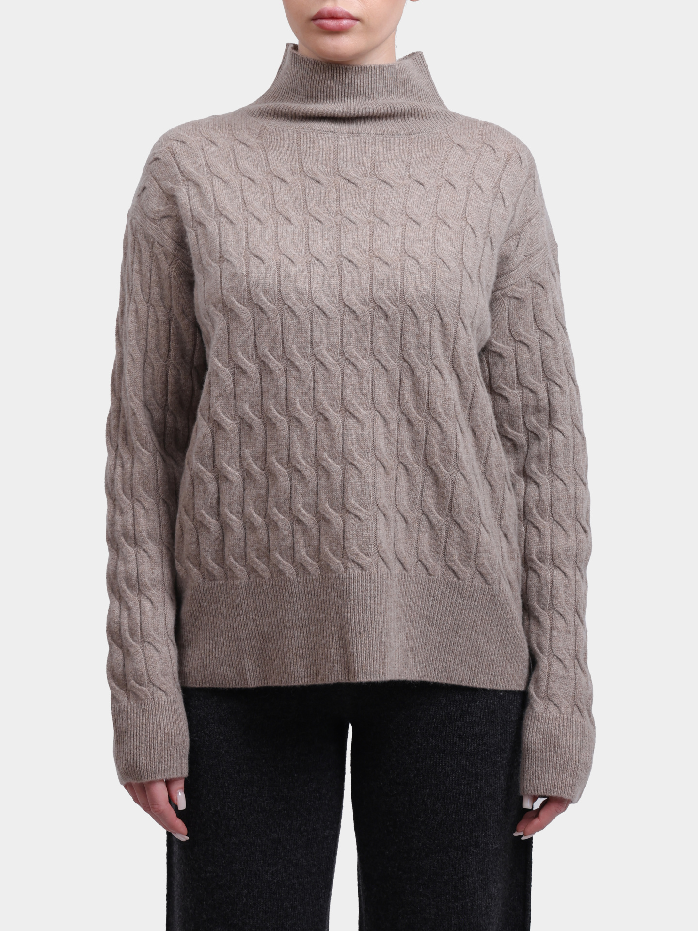 Свитер AEREO 002 бежевый женский — купить в интернет-магазине Verdistore