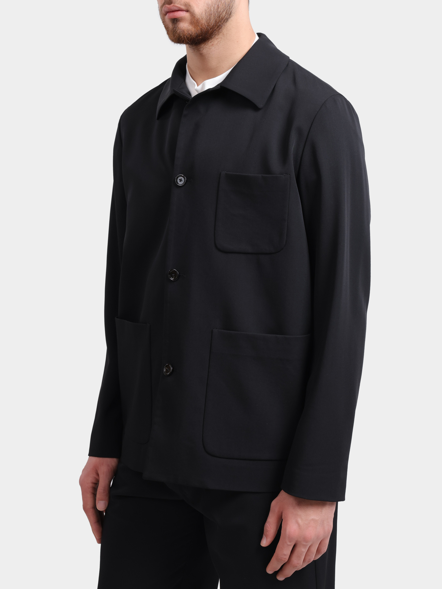 Пиджак Lardini PA STONE CN64422 черный мужской с карманами — купить в интернет-магазине Verdistore