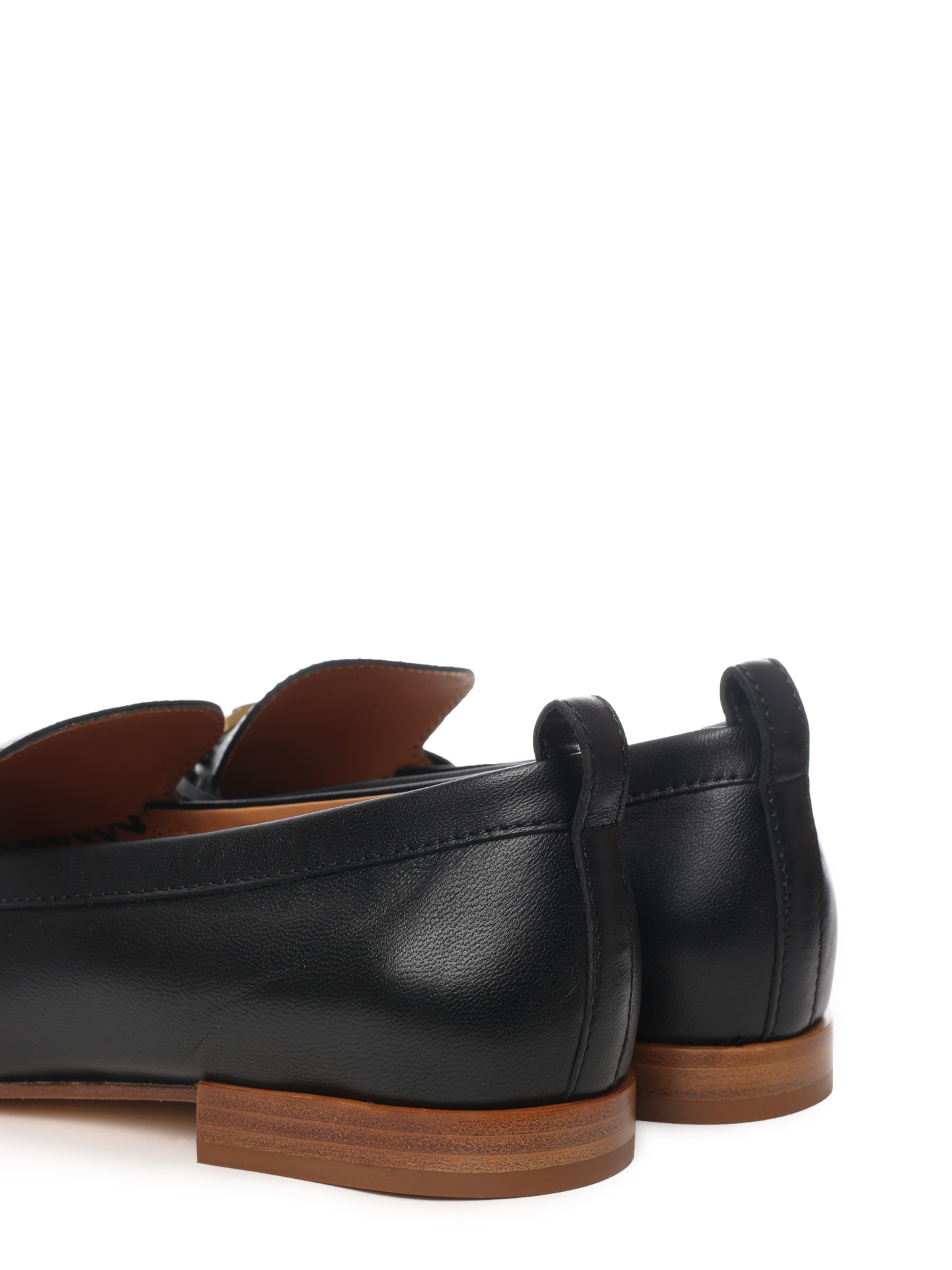 Лоферы XXW19K0HC80SOMB999 черные из натуральной кожи — купить в интернет-магазине Verdistore