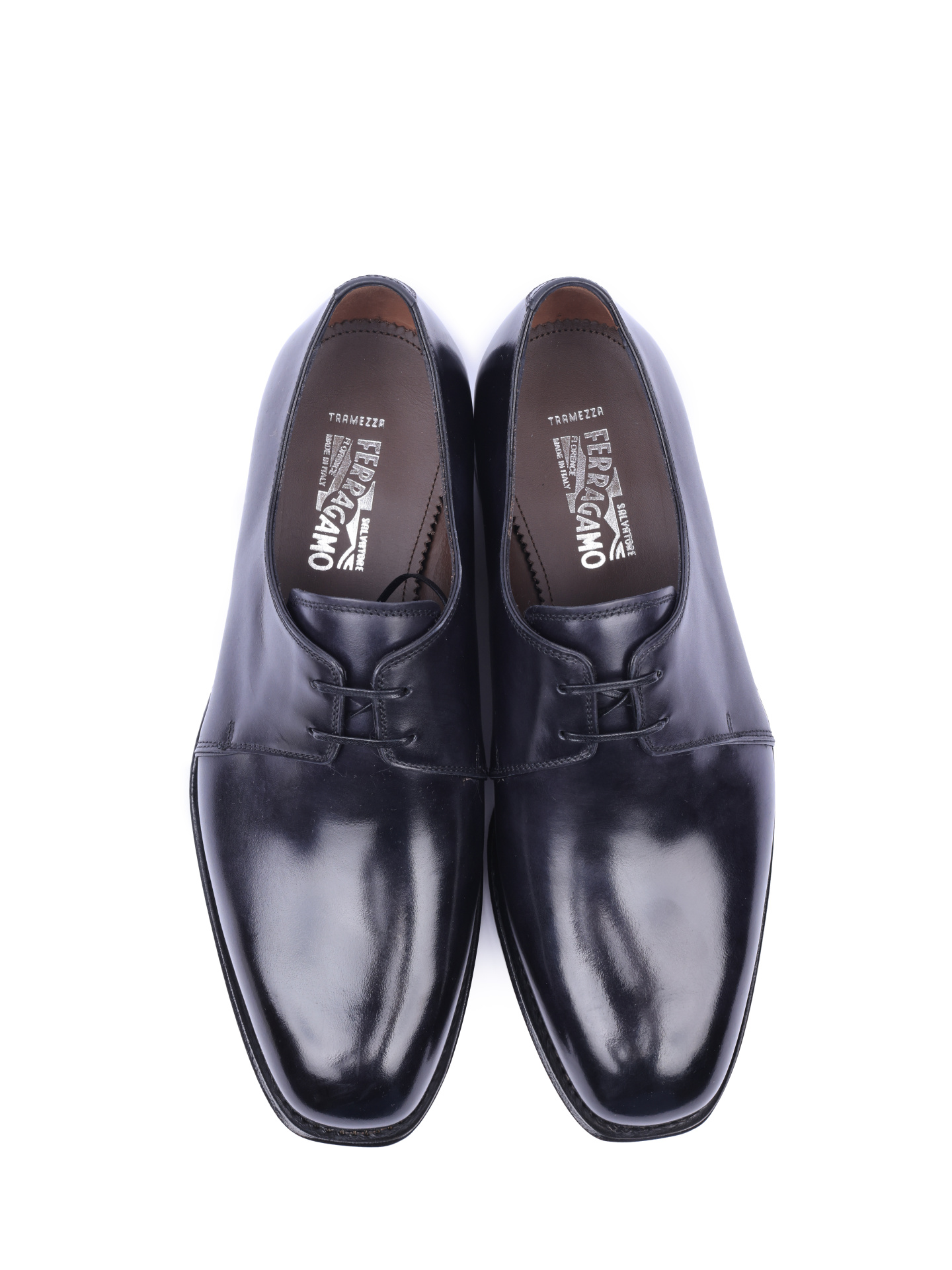 Дерби Z-07452643E из кожи с мягким матовым блеском — купить в интернет-магазине Verdistore